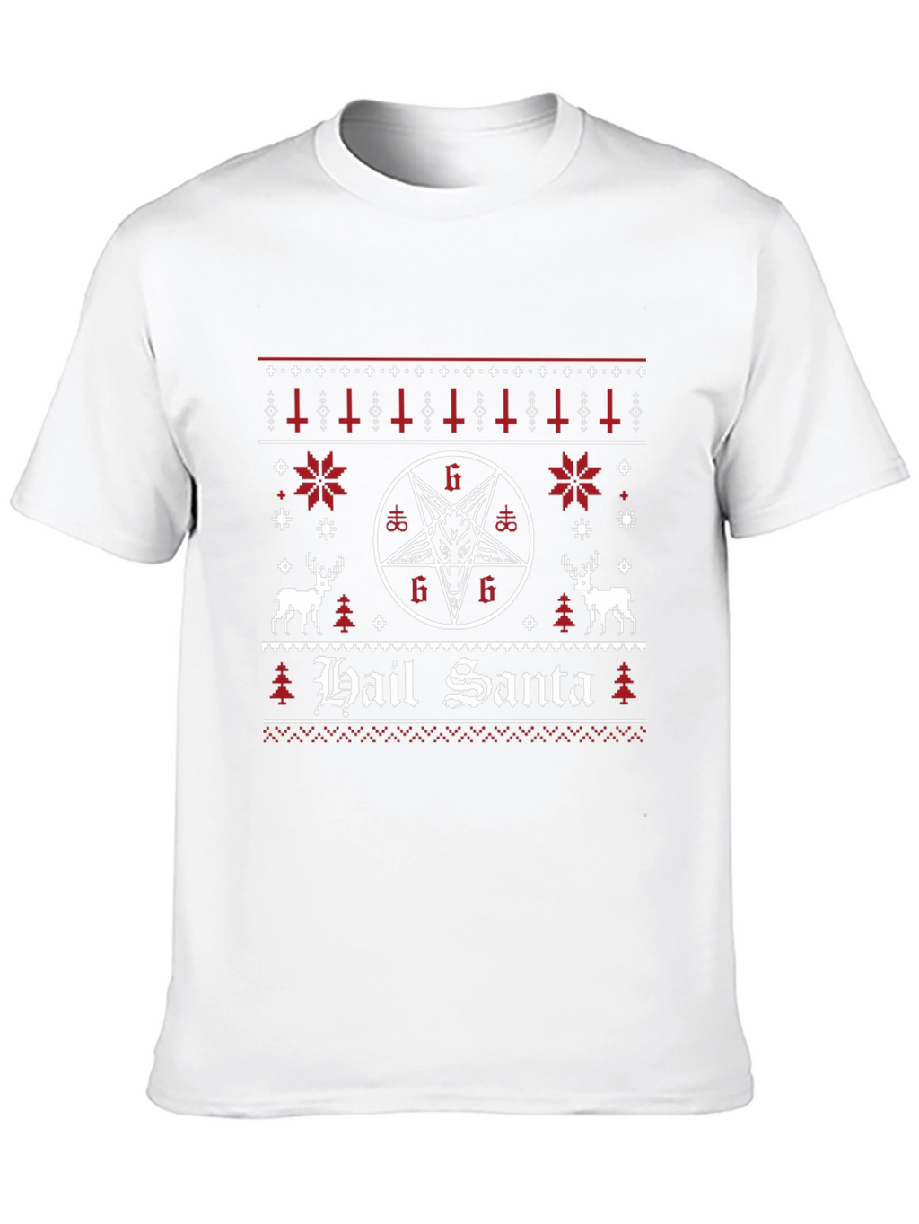 Hail Santa Ugly Christmas Sweater T-Shirt