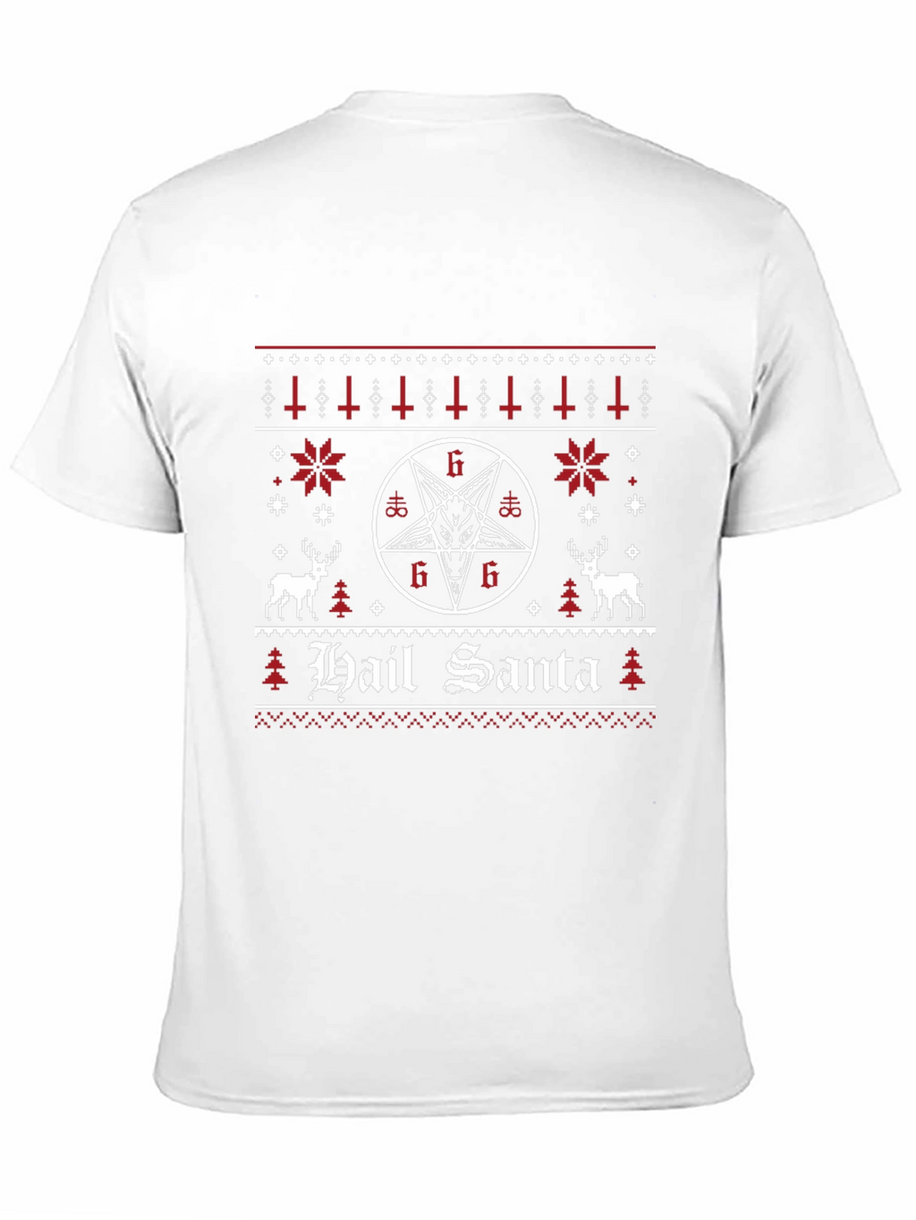 Hail Santa Ugly Christmas Sweater T-Shirt