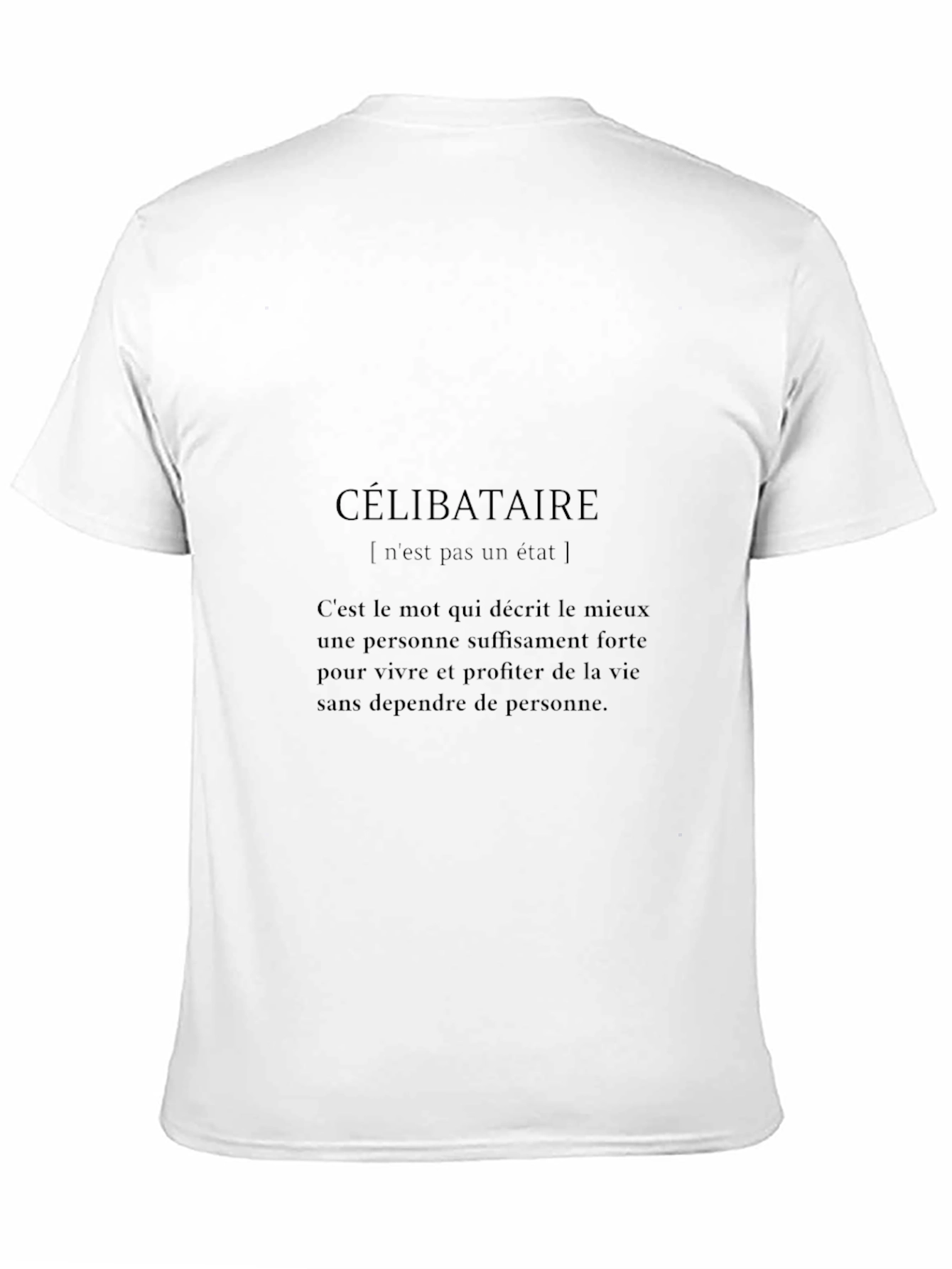 Célibataire Statement T-Shirt