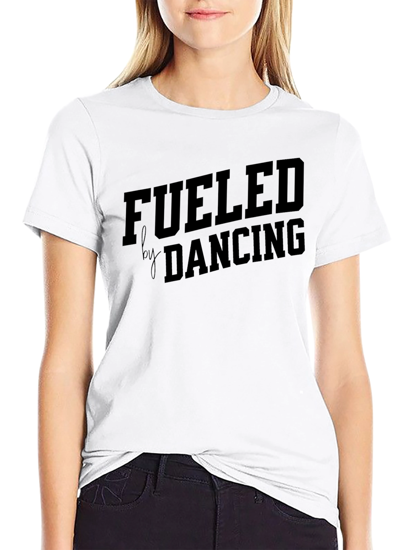 Fueled By Dancing Black Graphic Tee