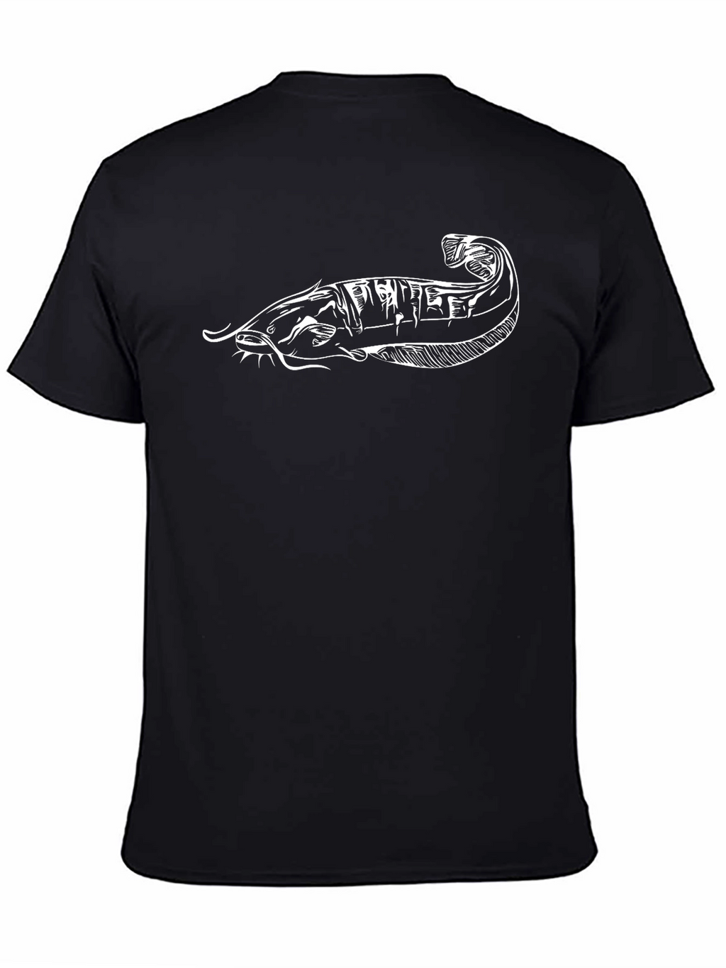 Catfish Graphic Tee - Cool Black T-Shirt