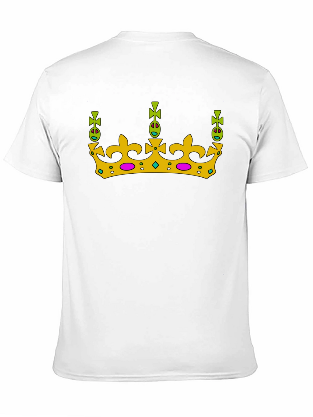 Crown Graphic Tee - Royal Style Black T-Shirt