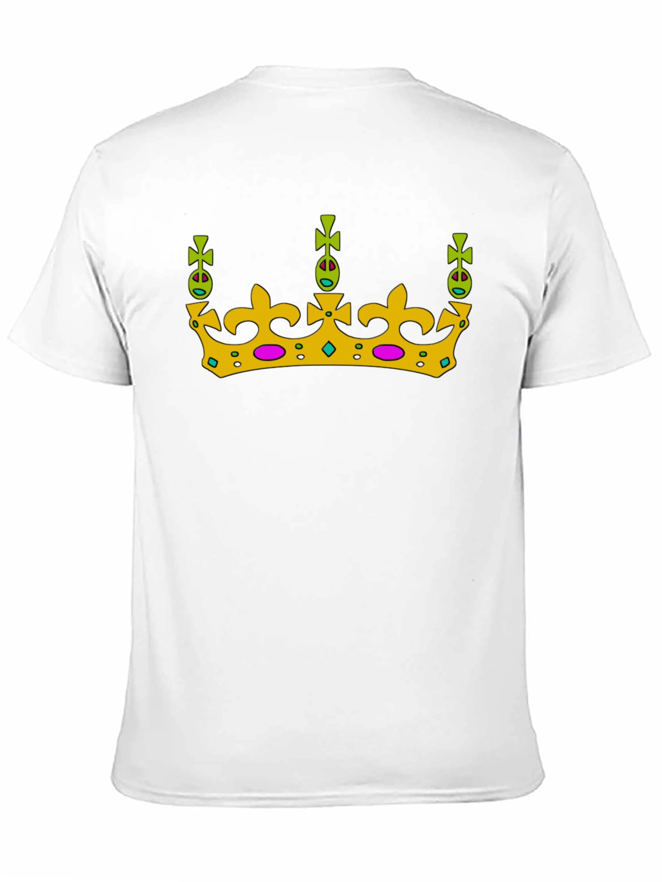 Crown Graphic Tee - Royal Style Black T-Shirt