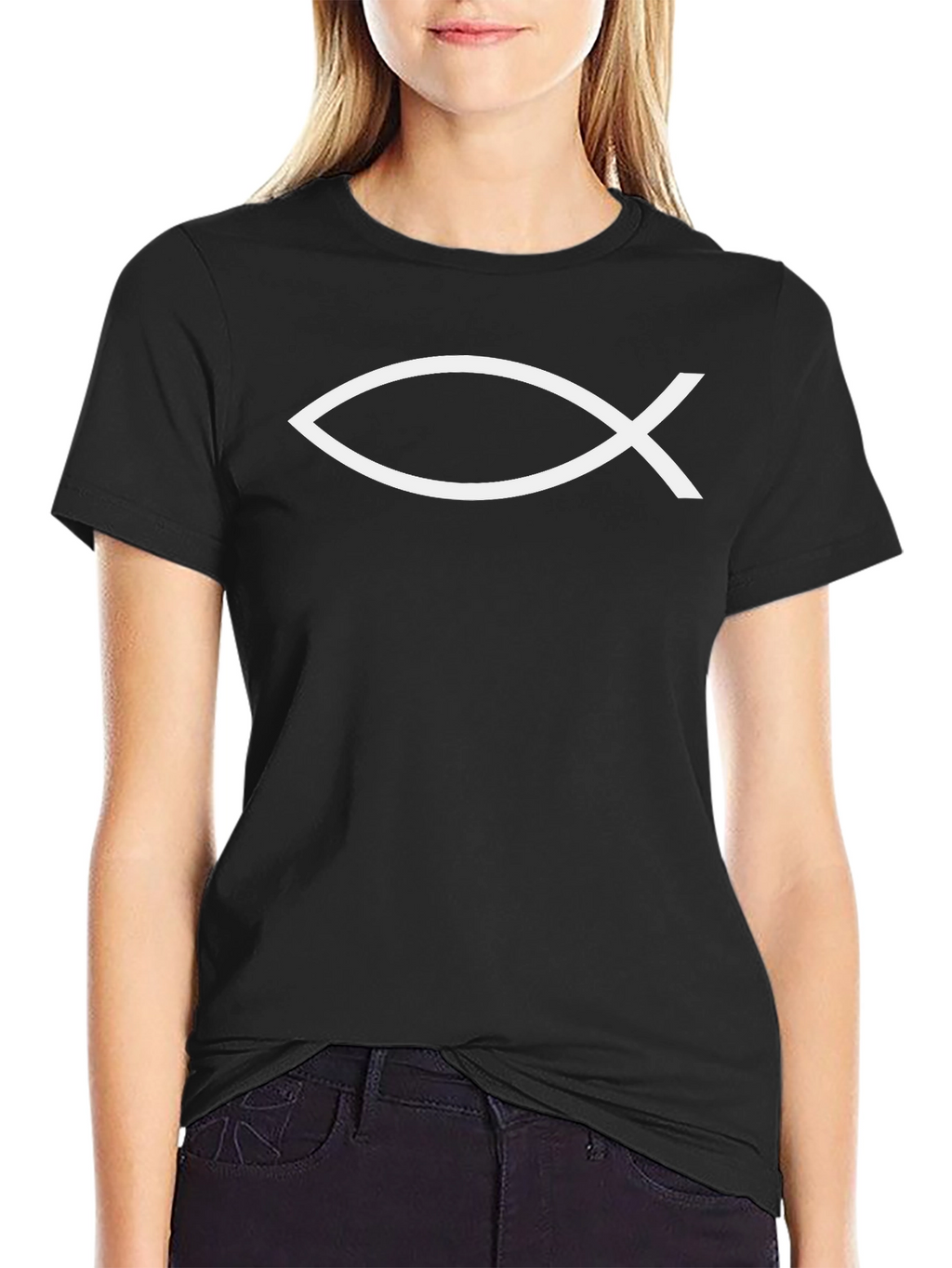 Ichthys Fish T-Shirt - Classic Christian Symbol Tee