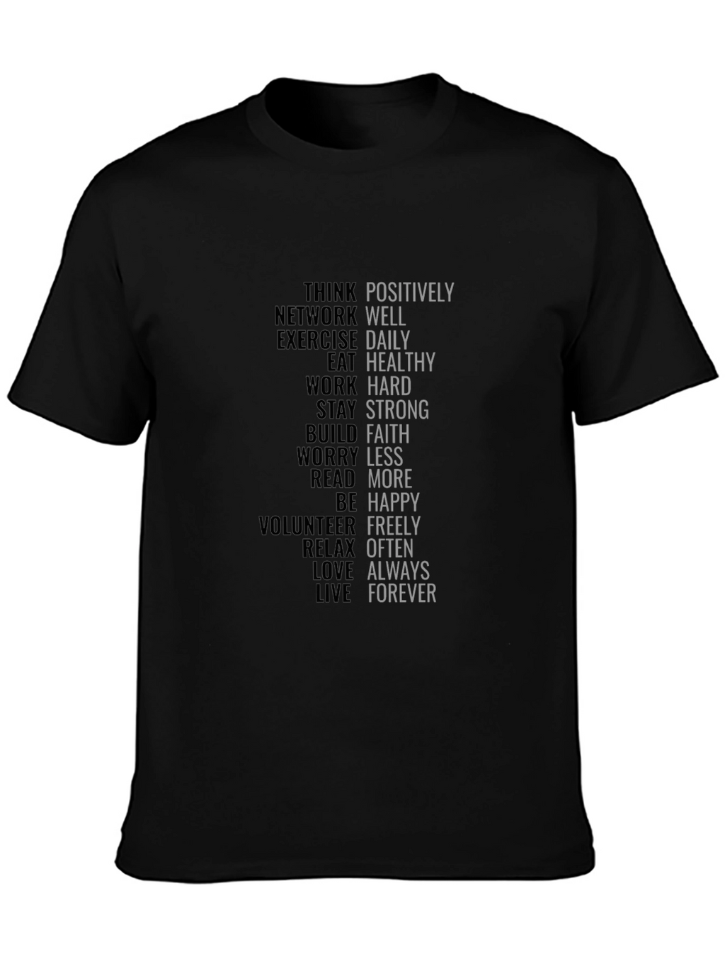 Motivational Words T-Shirt - Positive Affirmations