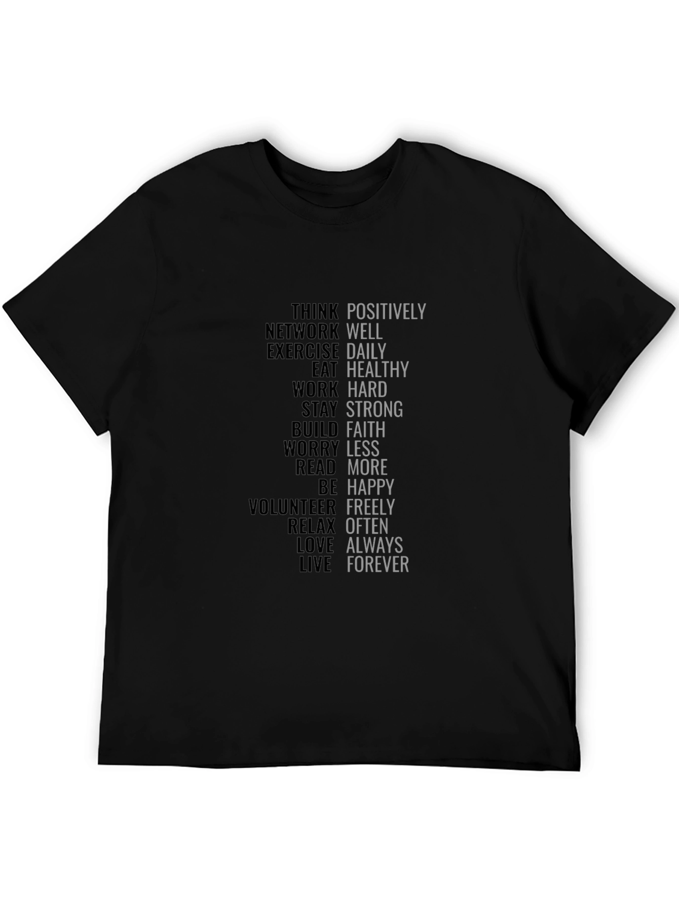 Motivational Words T-Shirt - Positive Affirmations