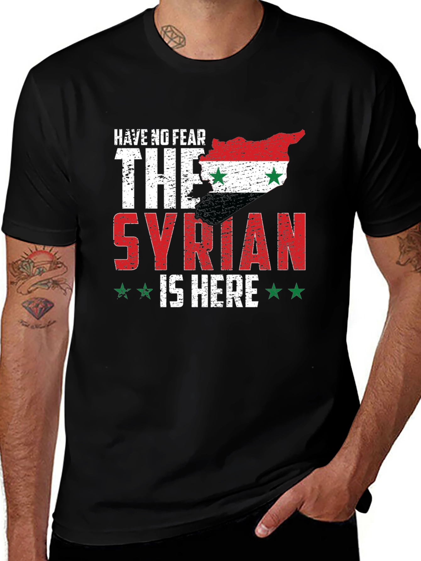 Syrian Pride T-Shirt - Have No Fear The Syrian Is Here