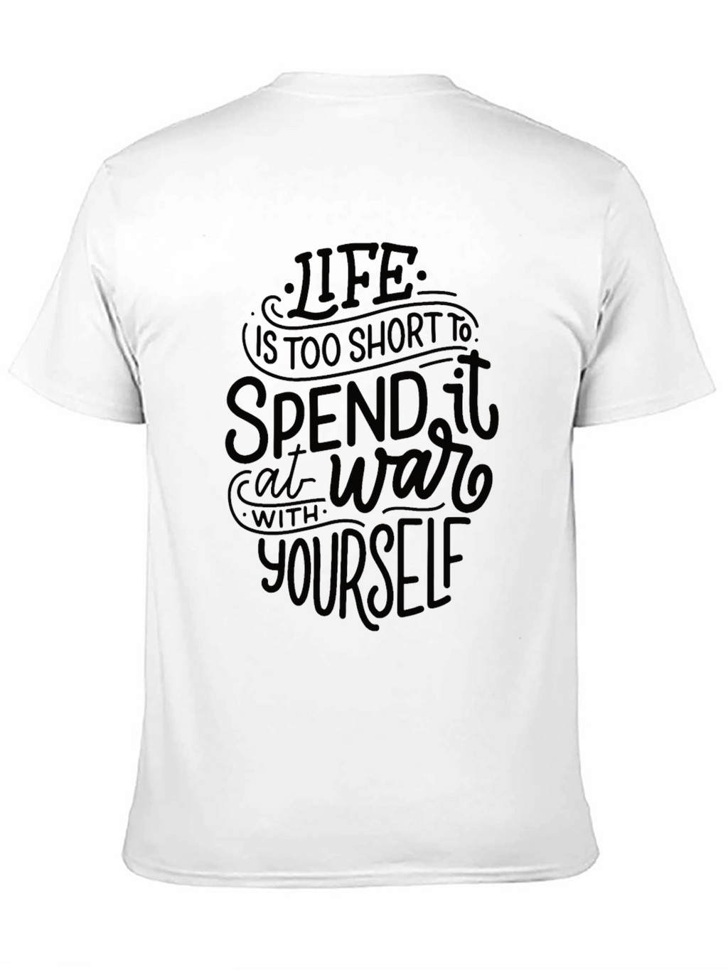 Life Is Too Short Graphic Tee - Black