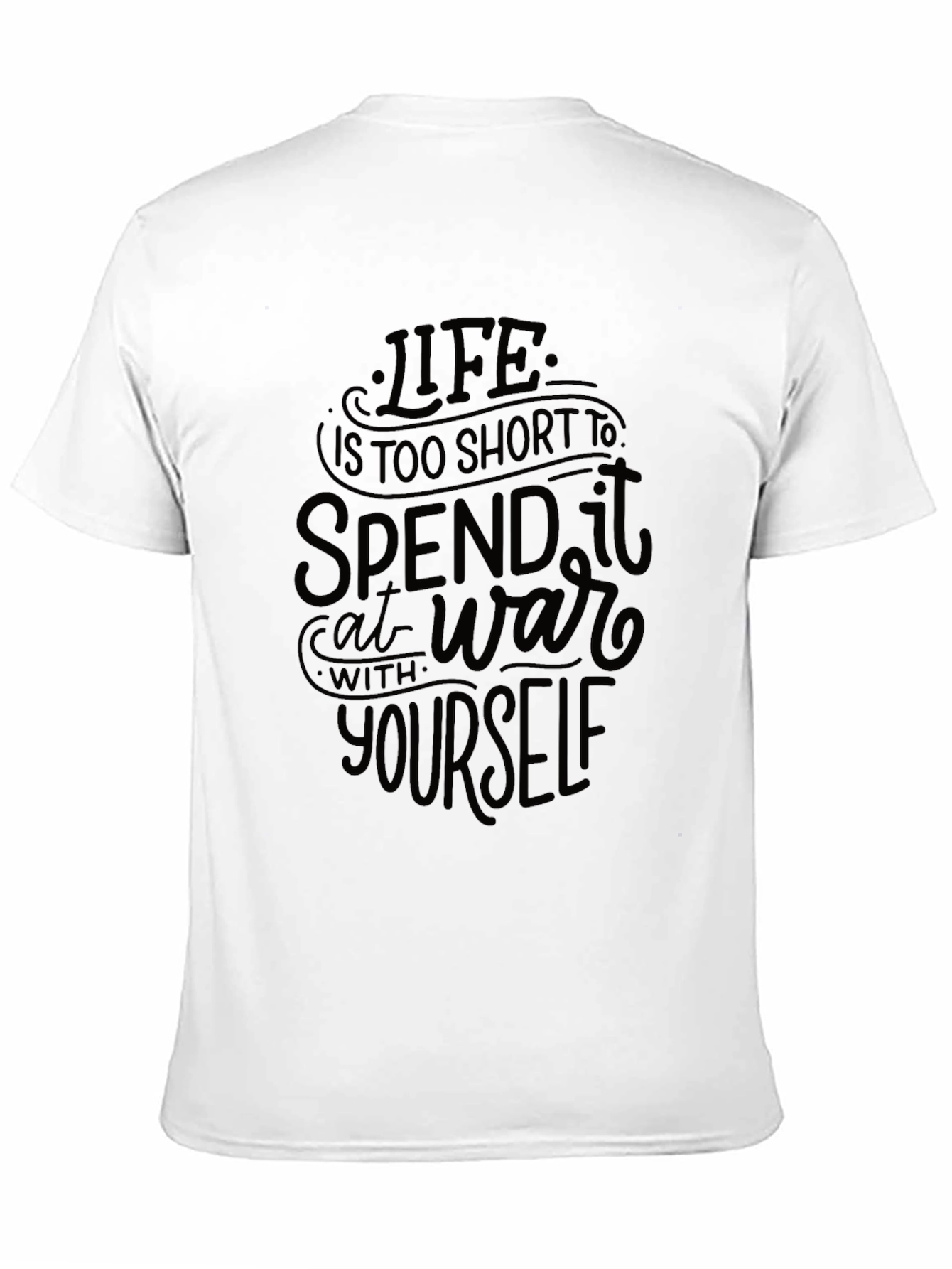 Life Is Too Short Graphic Tee - Black