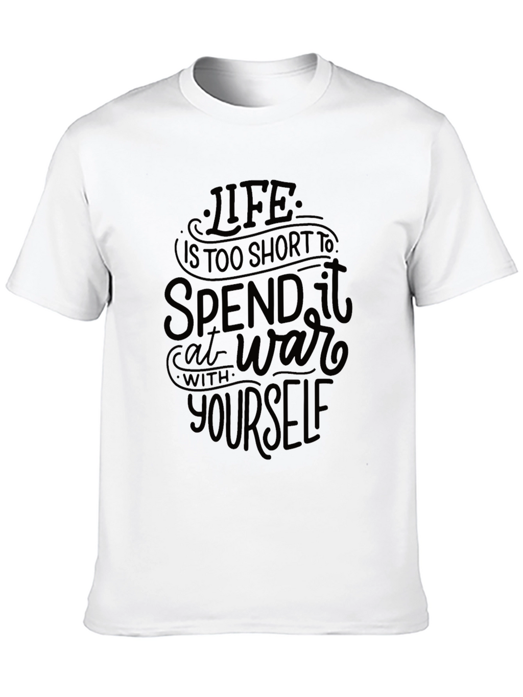 Life Is Too Short Graphic Tee - Black