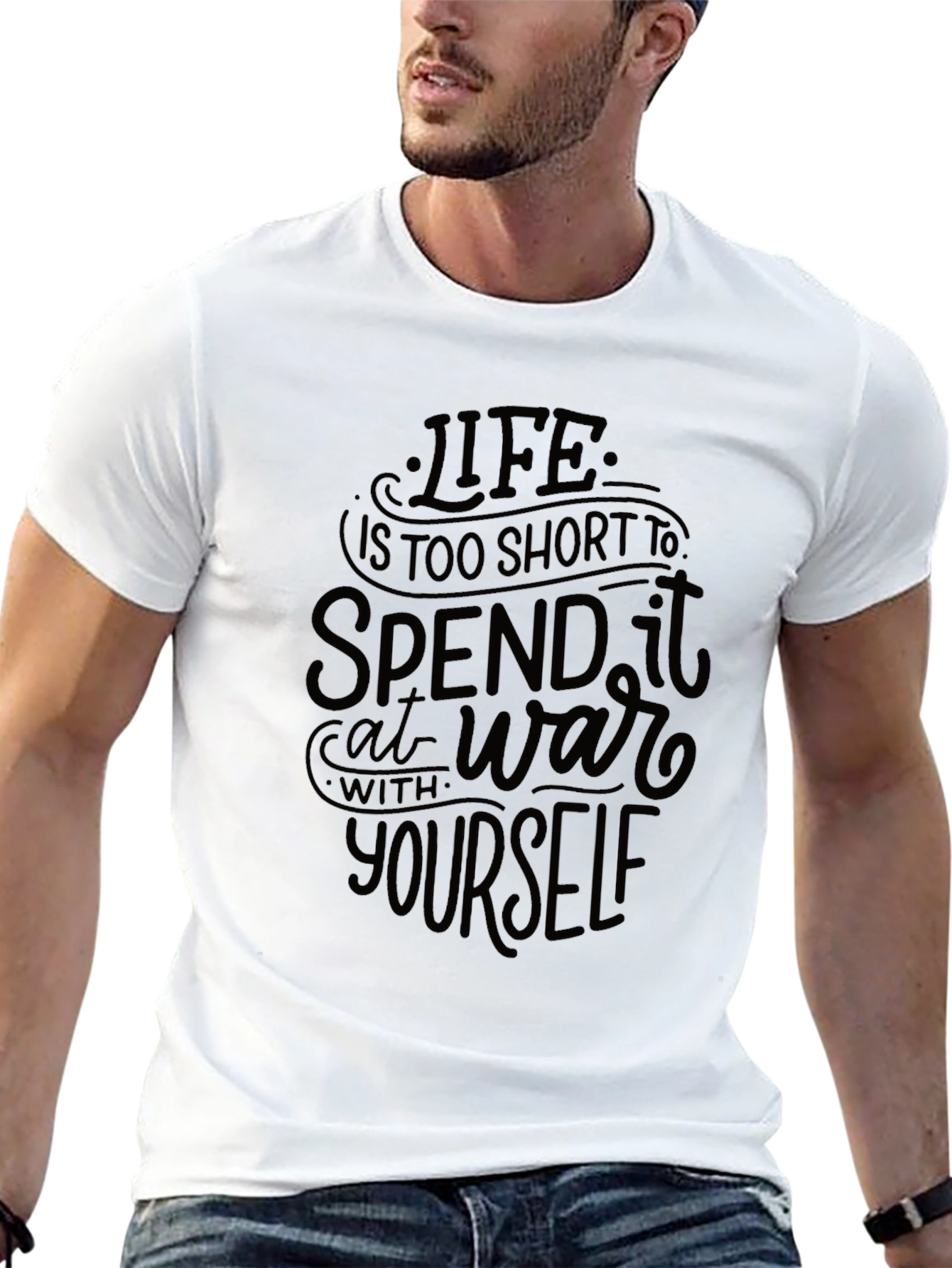 Life Is Too Short Graphic Tee - Black
