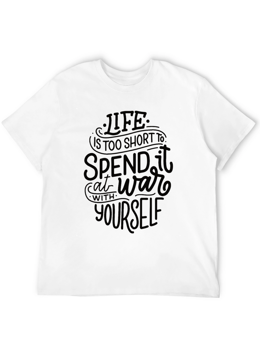 Life Is Too Short Graphic Tee - Black