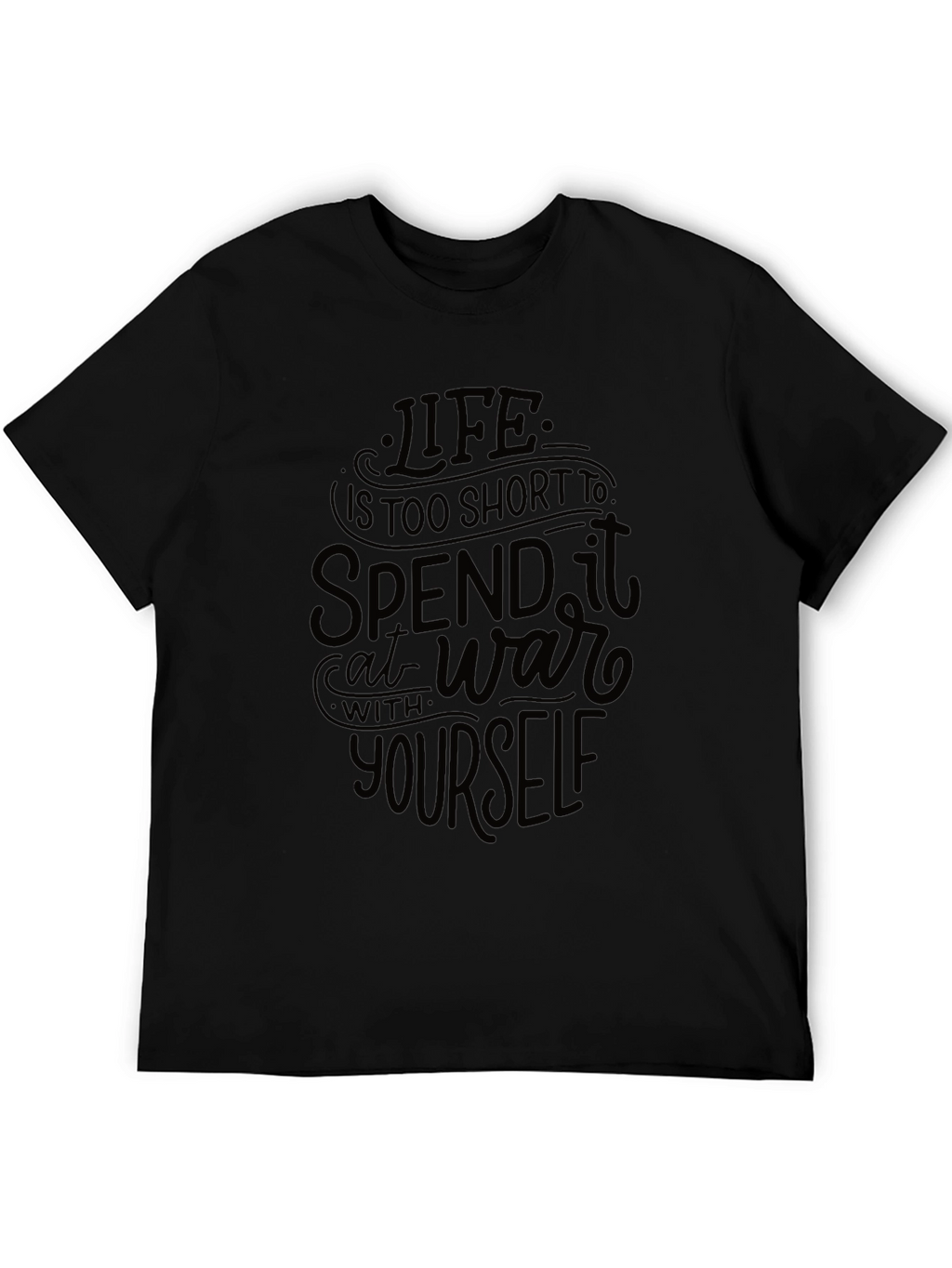 Life Is Too Short Graphic Tee - Black