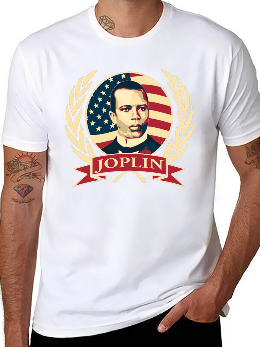 Scott Joplin Tribute T-Shirt - Ragtime Composer Tee