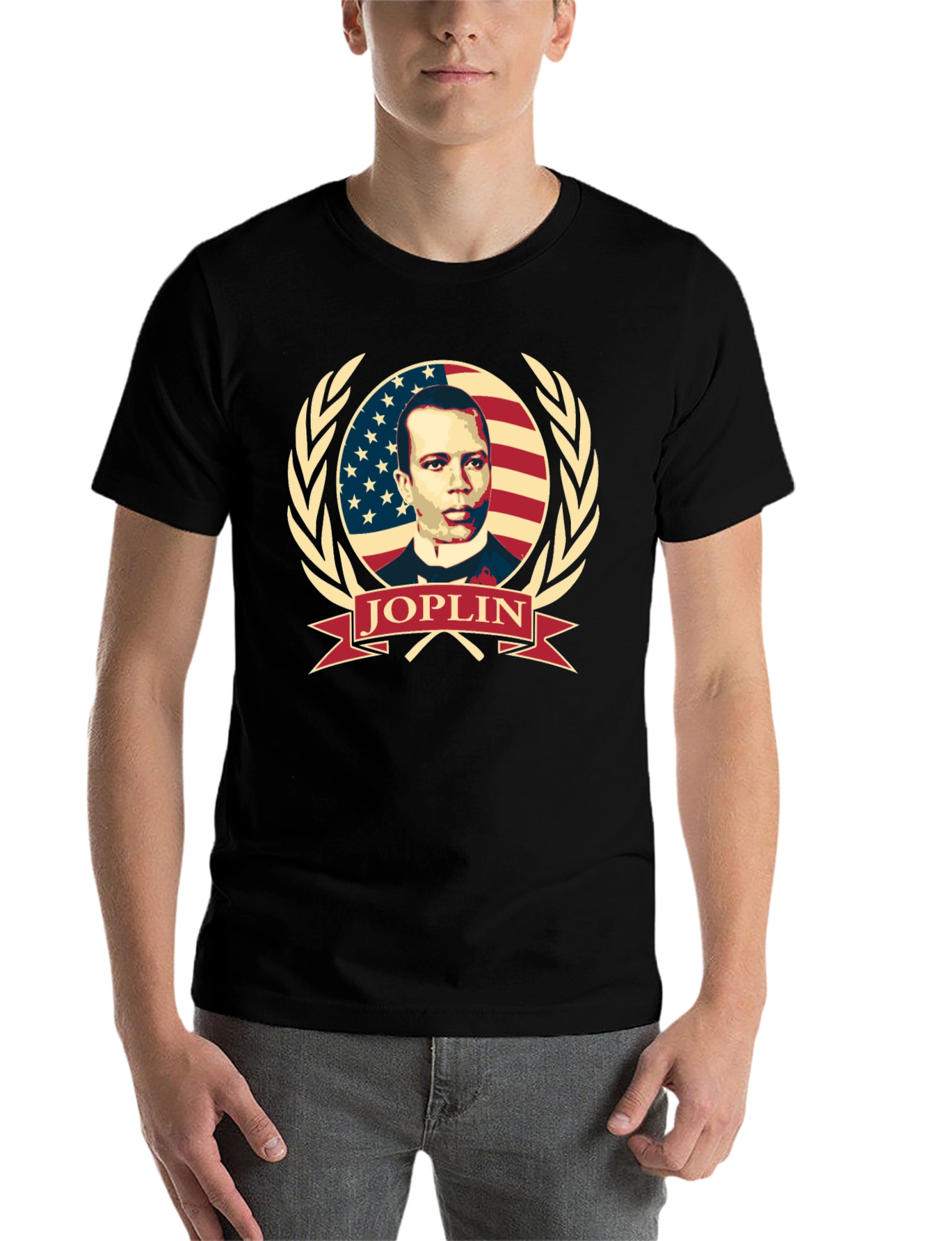 Scott Joplin Tribute T-Shirt - Ragtime Composer Tee