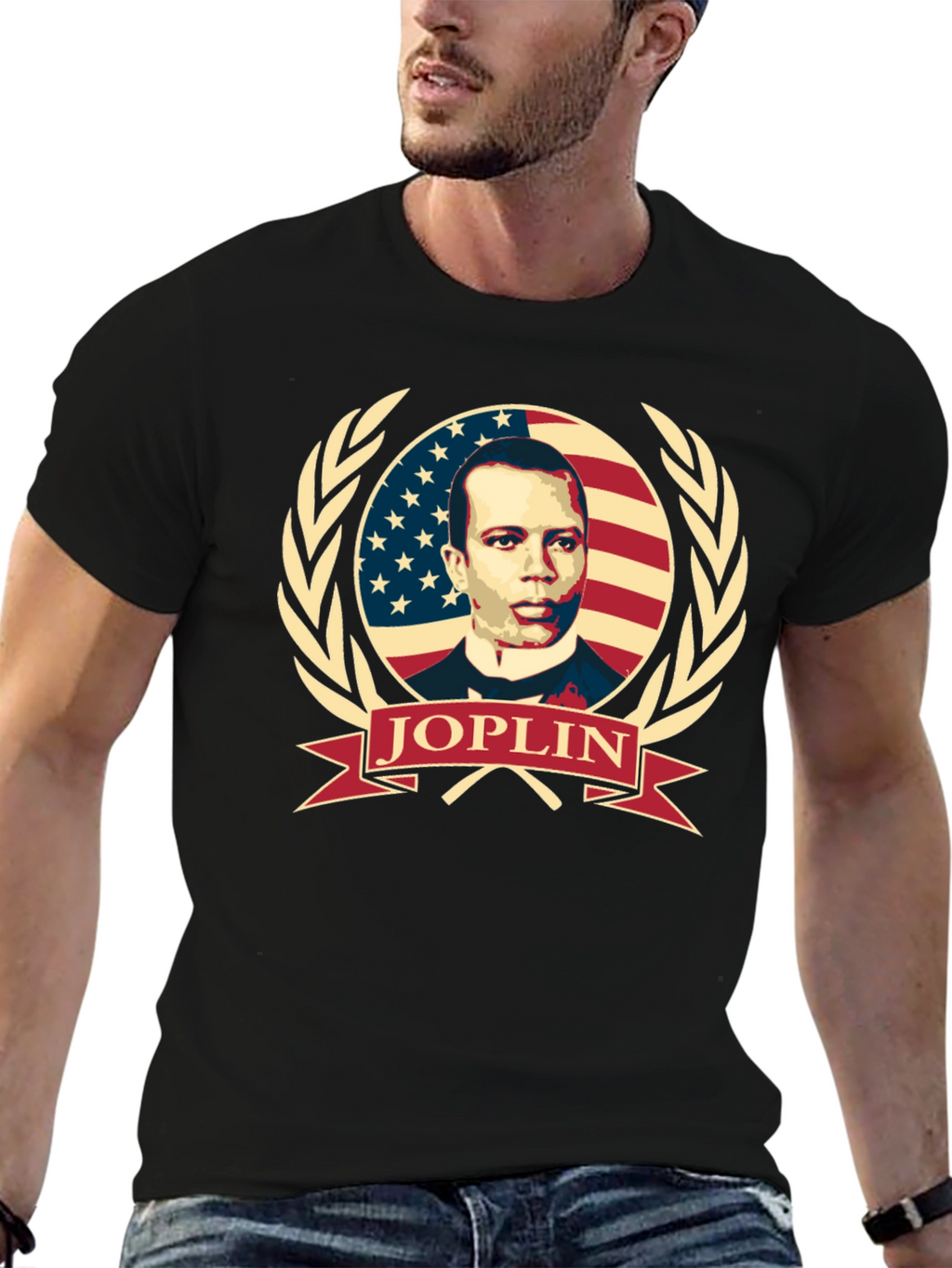 Scott Joplin Tribute T-Shirt - Ragtime Composer Tee