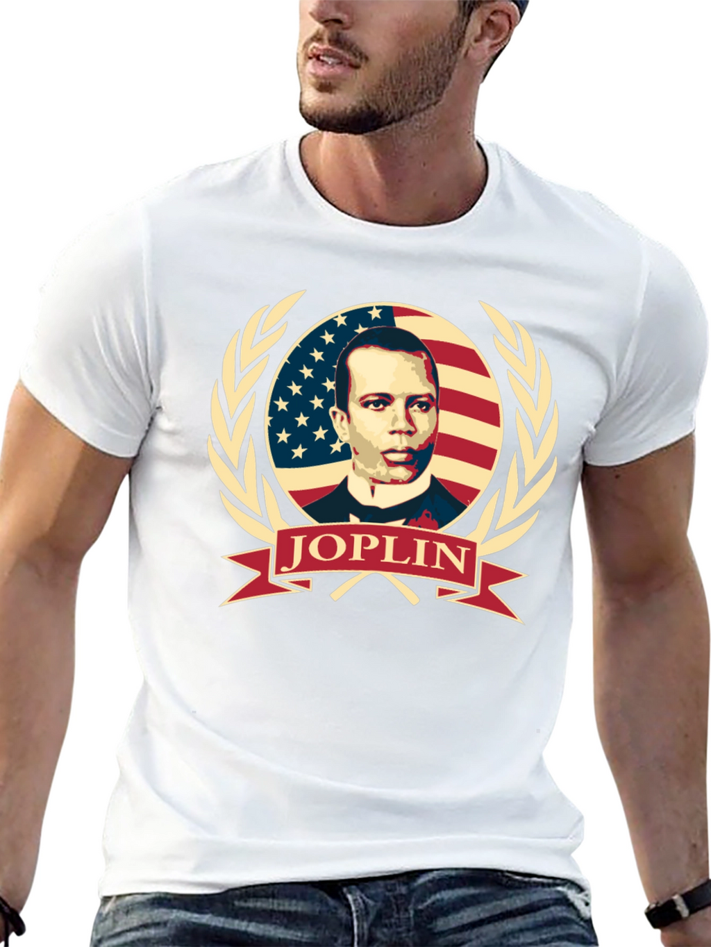 Scott Joplin Tribute T-Shirt - Ragtime Composer Tee