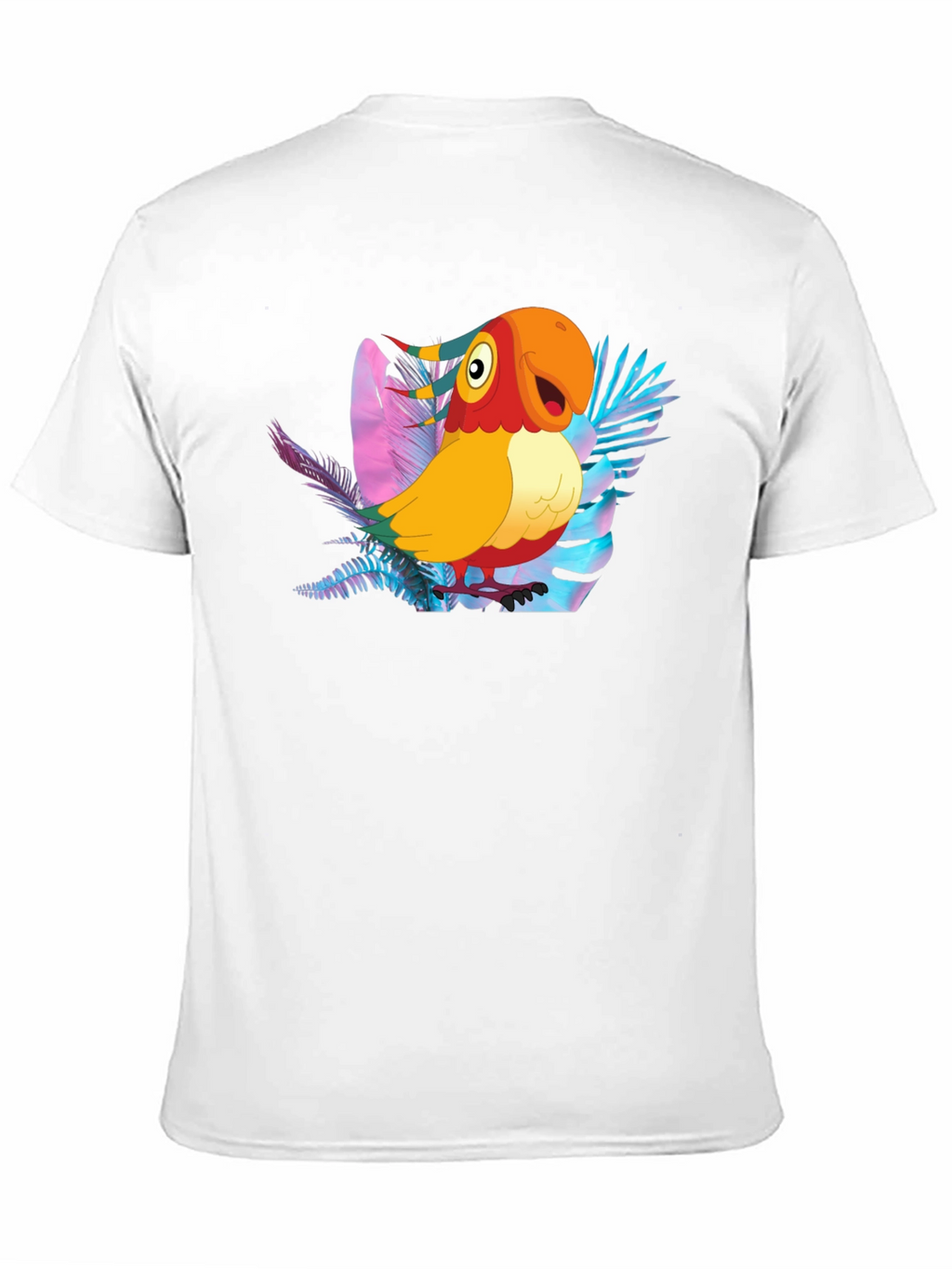 Tropical Parrot Graphic Tee