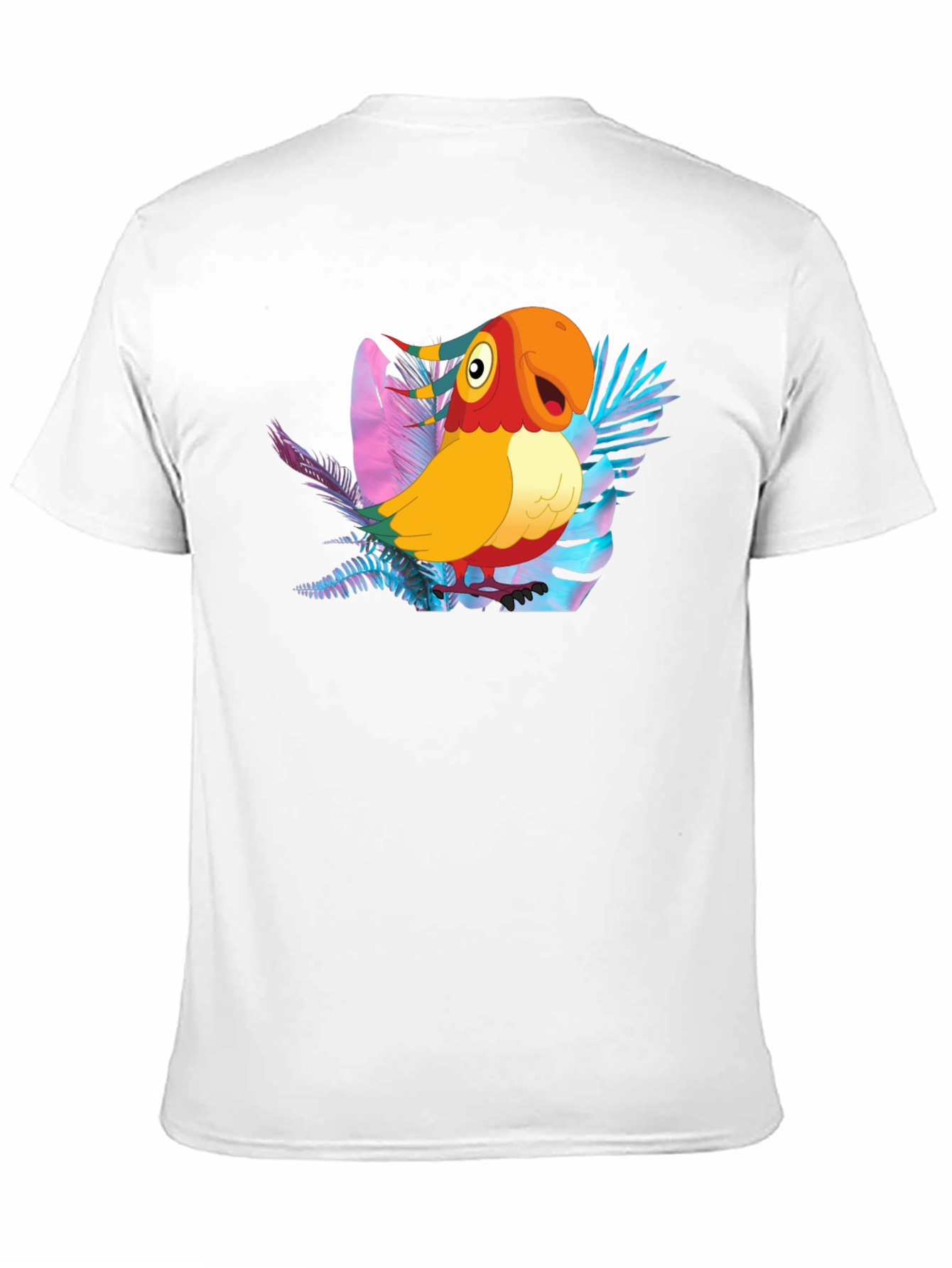 Tropical Parrot Graphic Tee