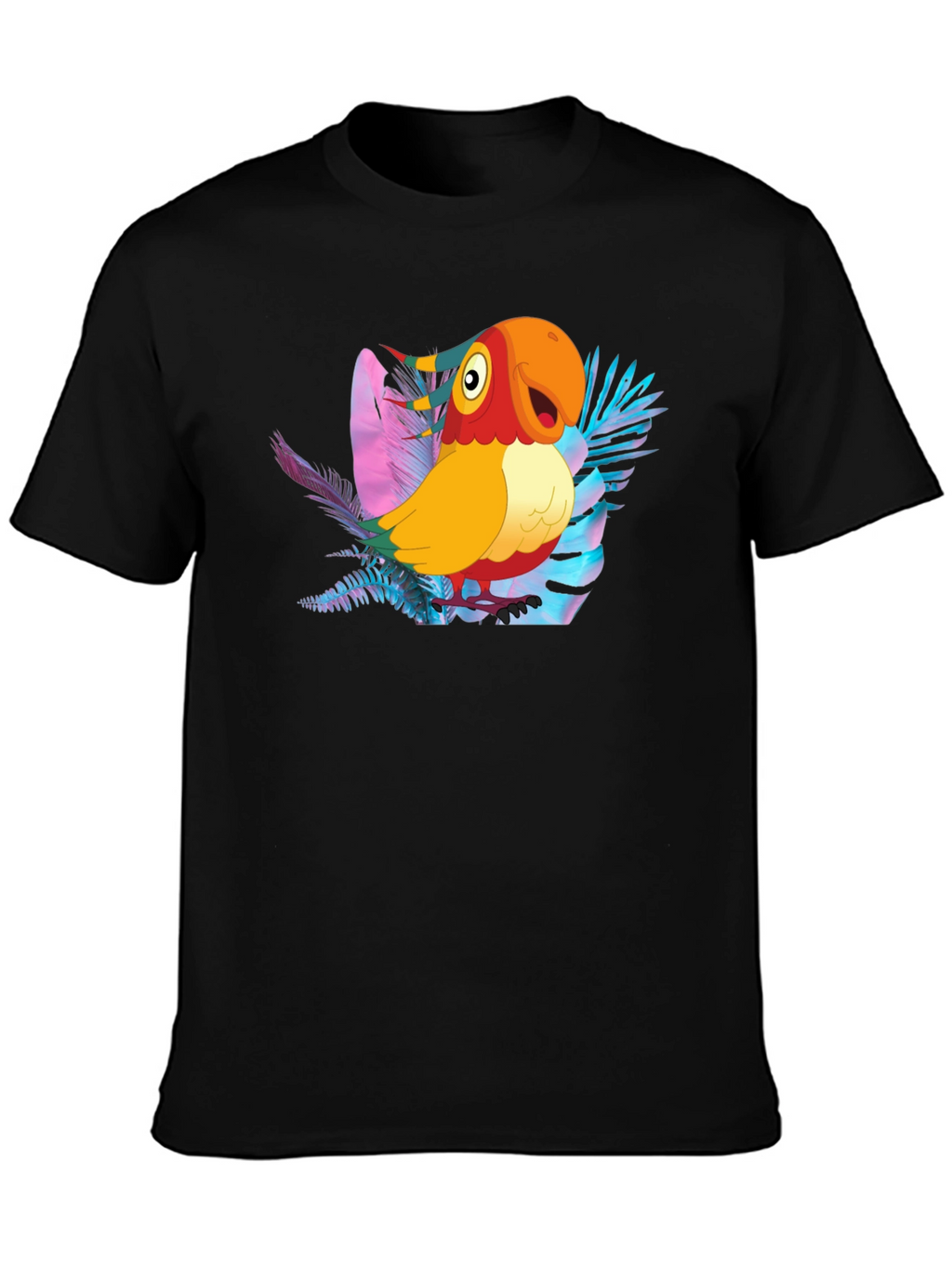 Tropical Parrot Graphic Tee
