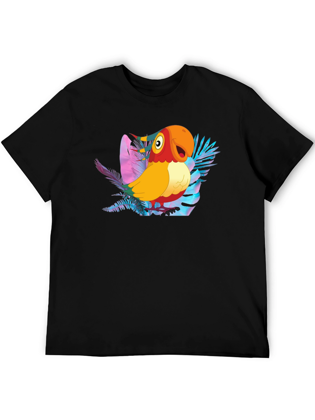 Tropical Parrot Graphic Tee