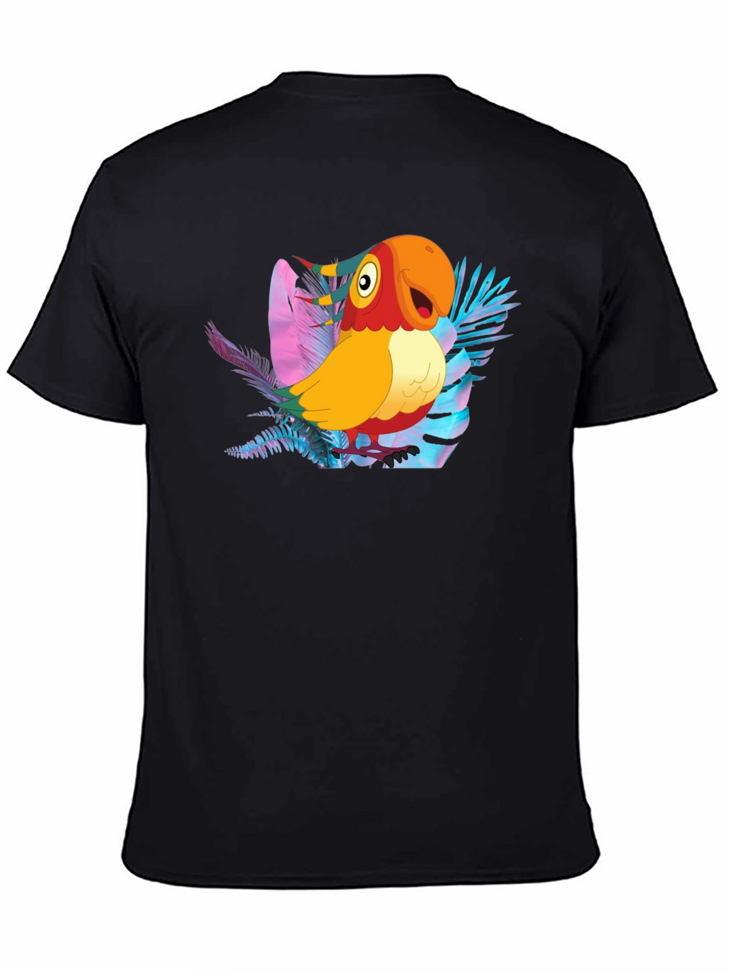 Tropical Parrot Graphic Tee