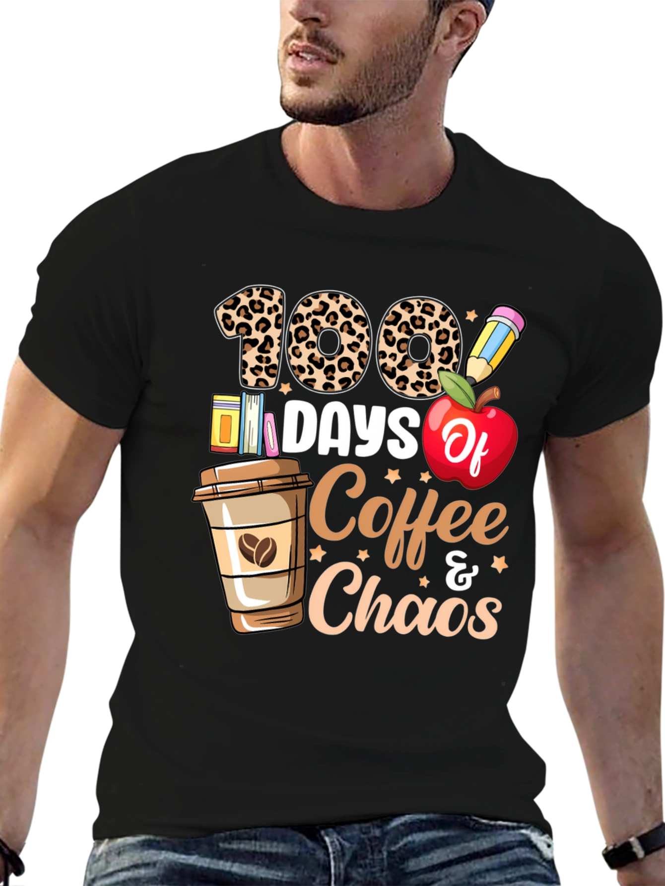 100 Days Coffee & Chaos T-Shirt