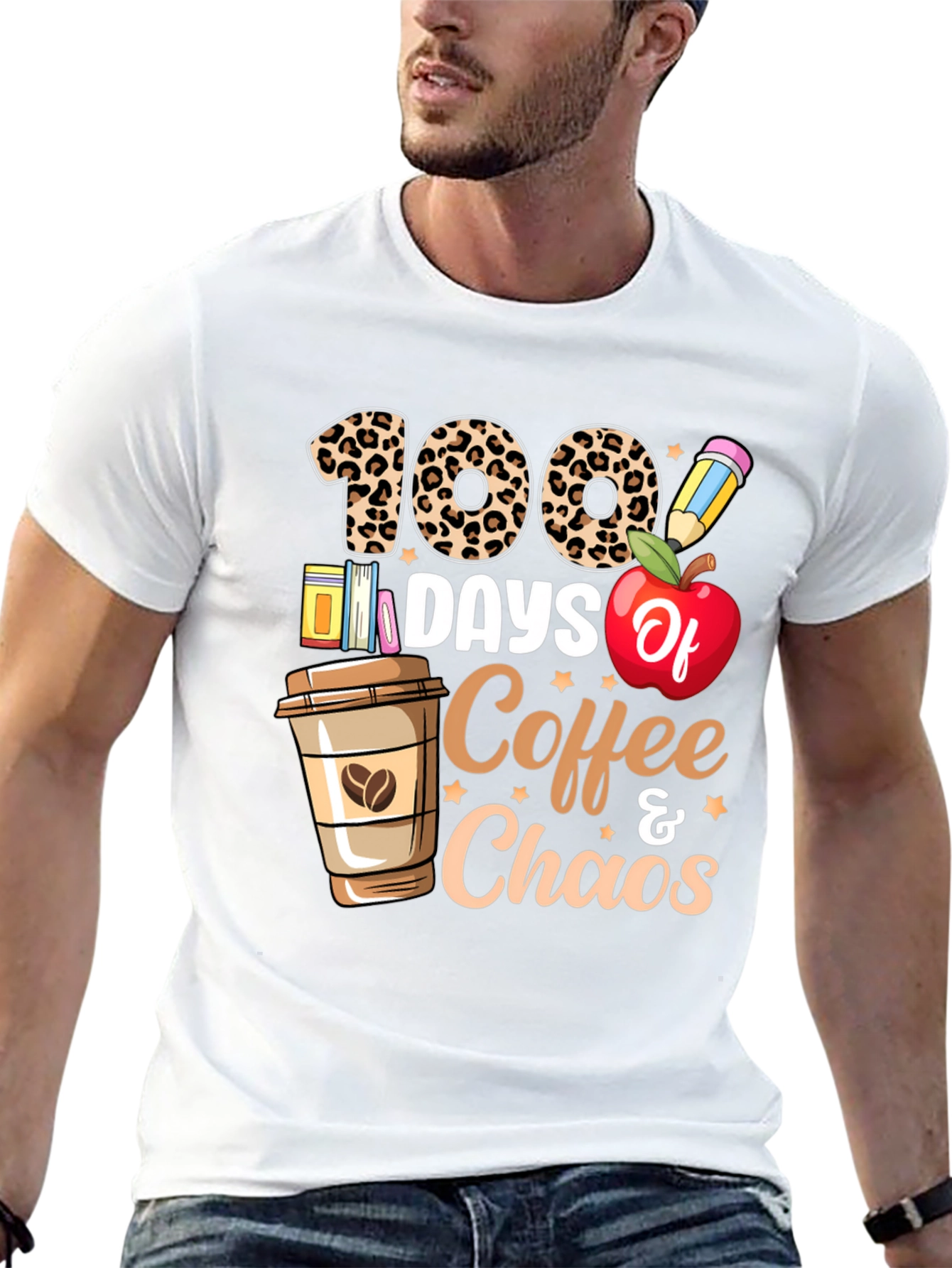 100 Days Coffee & Chaos T-Shirt