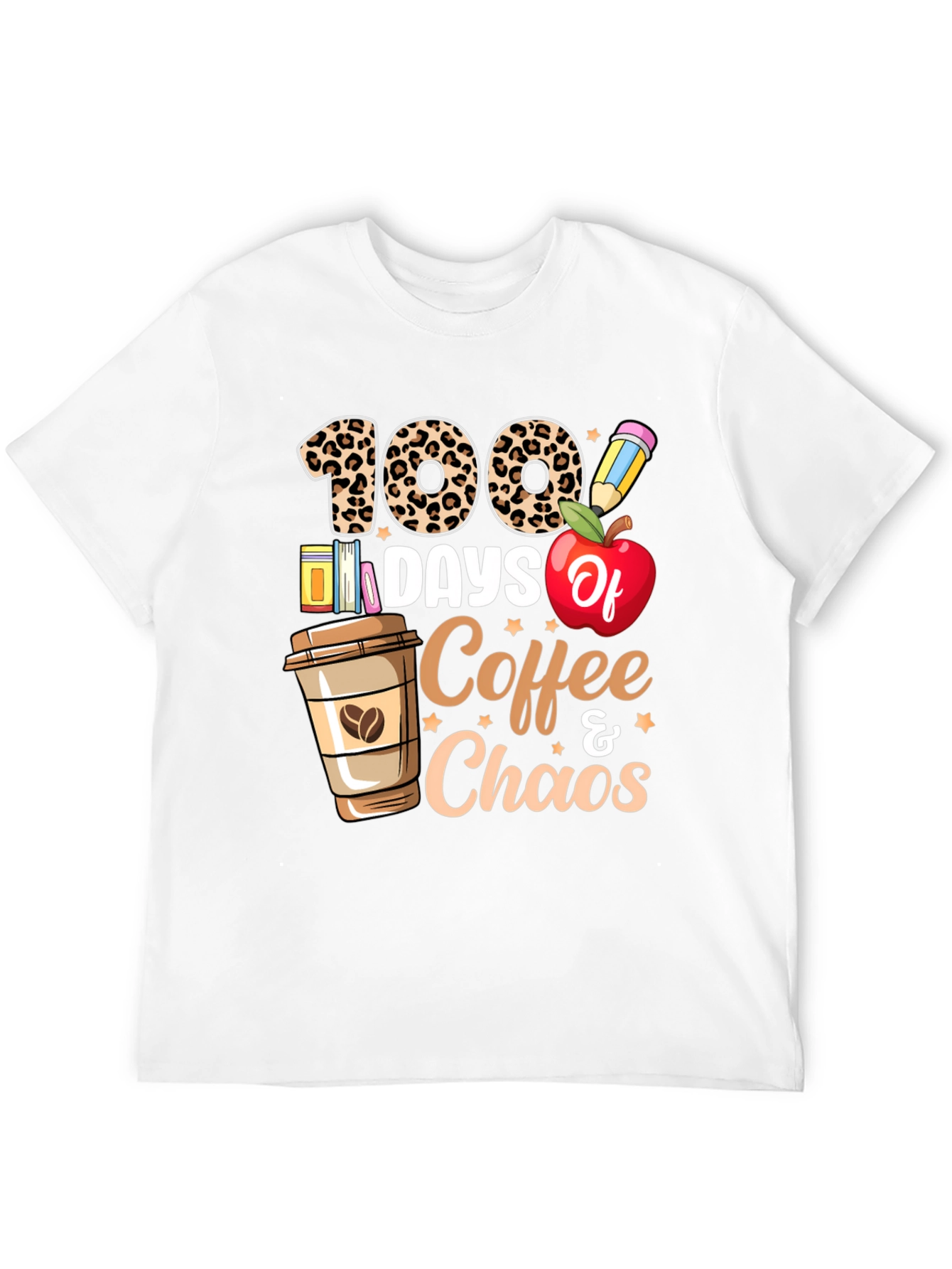 100 Days Coffee & Chaos T-Shirt
