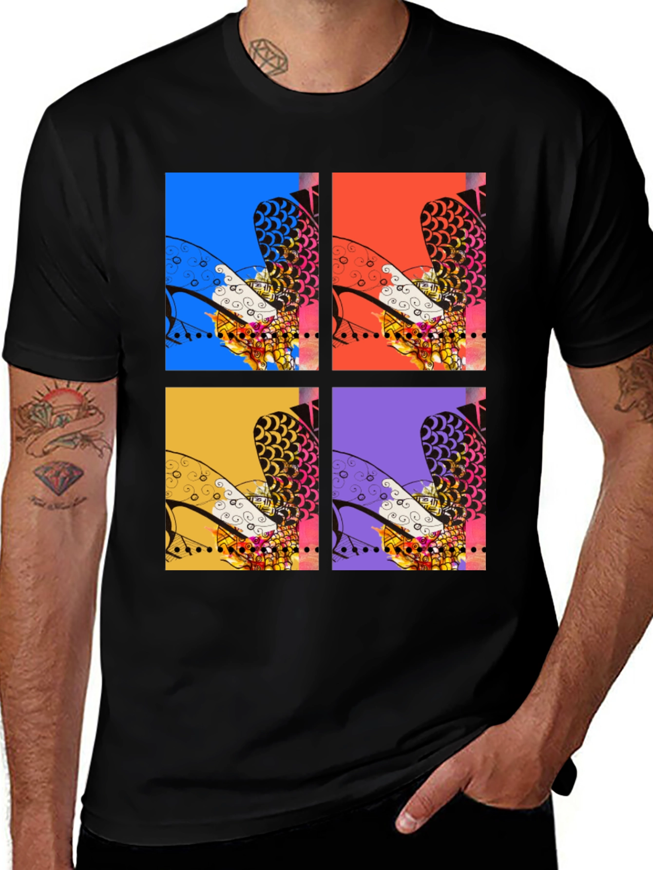 Abstract Heels Graphic Tee - Unisex