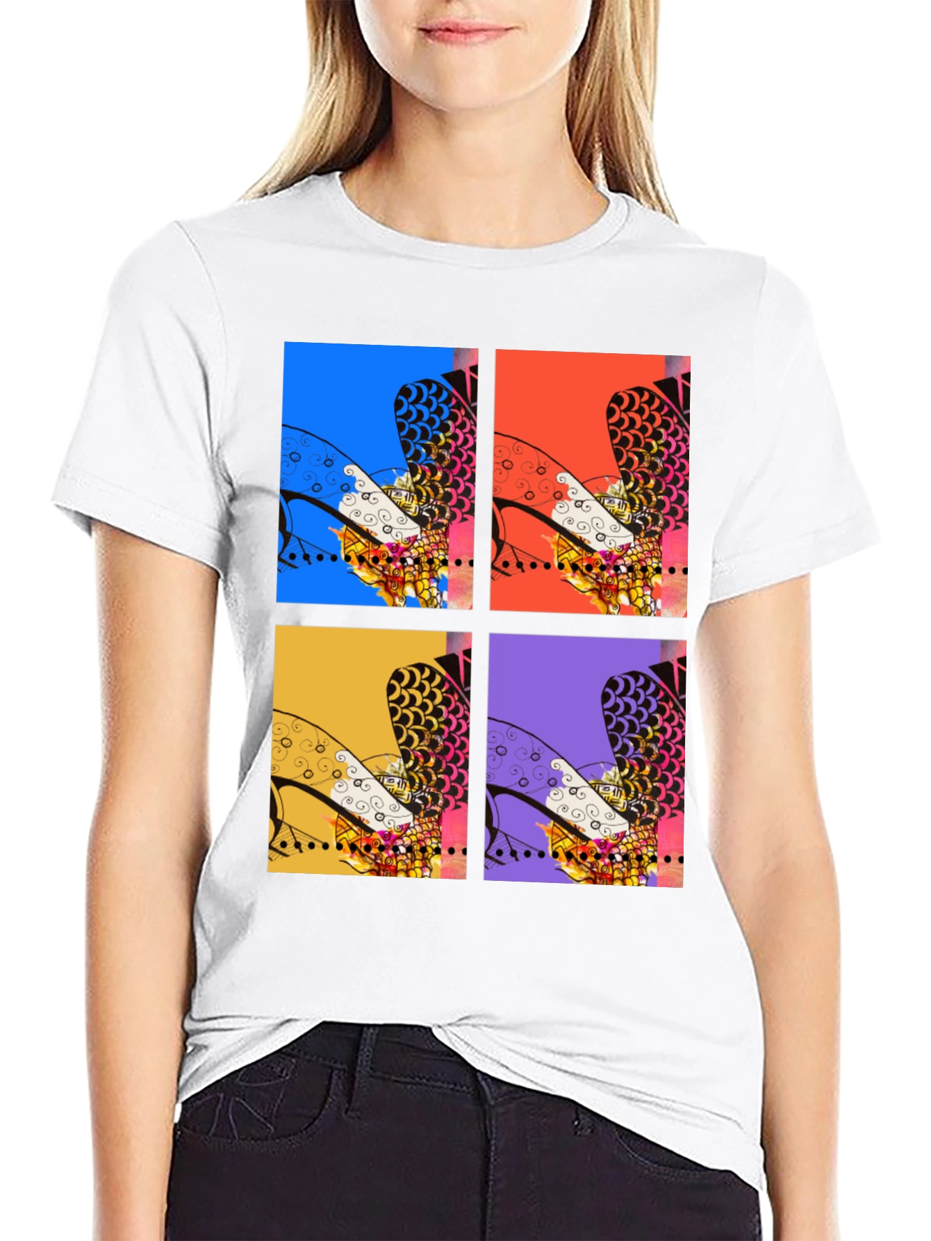 Abstract Heels Graphic Tee - Unisex