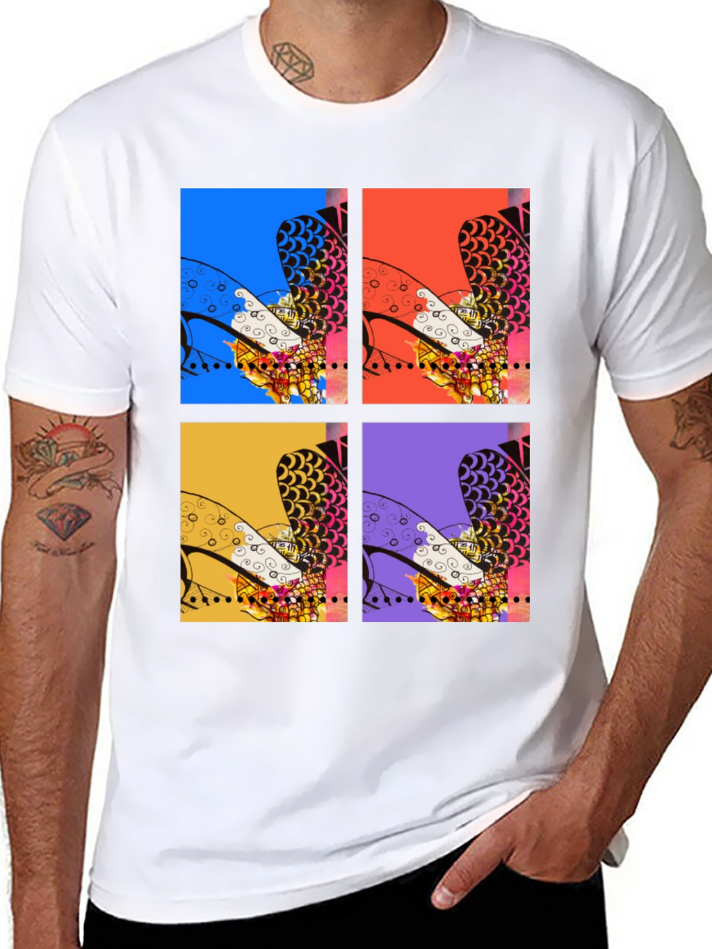 Abstract Heels Graphic Tee - Unisex