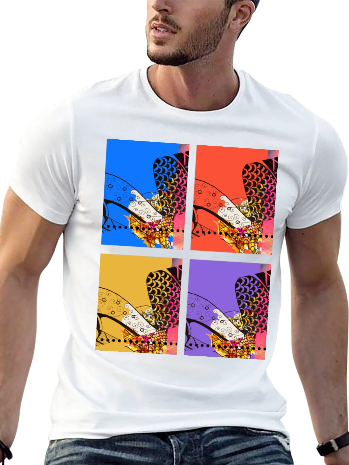 Abstract Heels Graphic Tee - Unisex