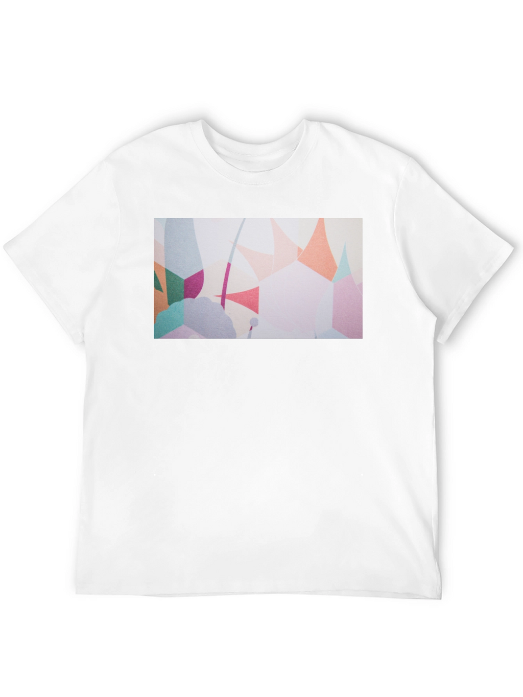 Abstract Art Print Black T-Shirt