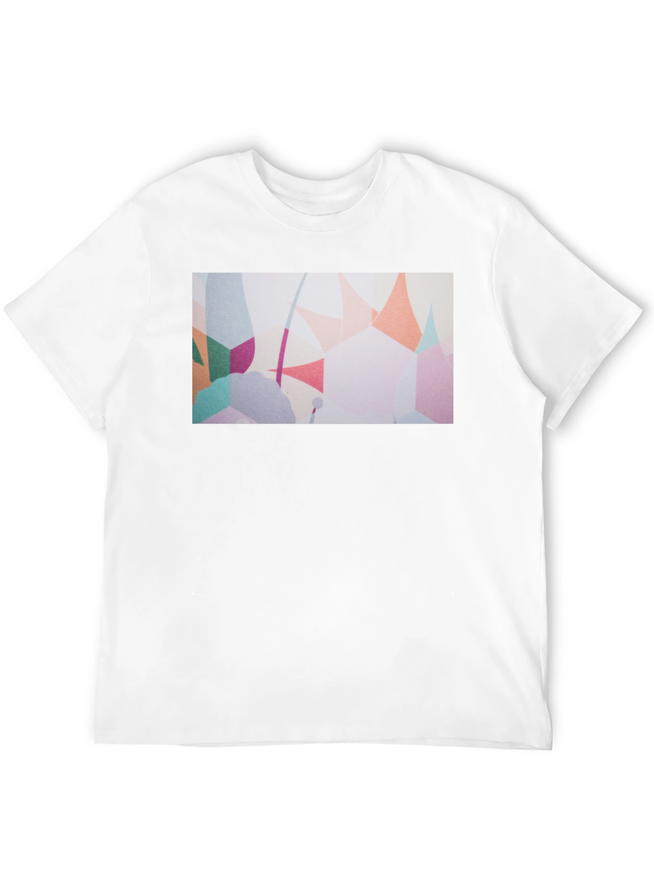 Abstract Art Print Black T-Shirt