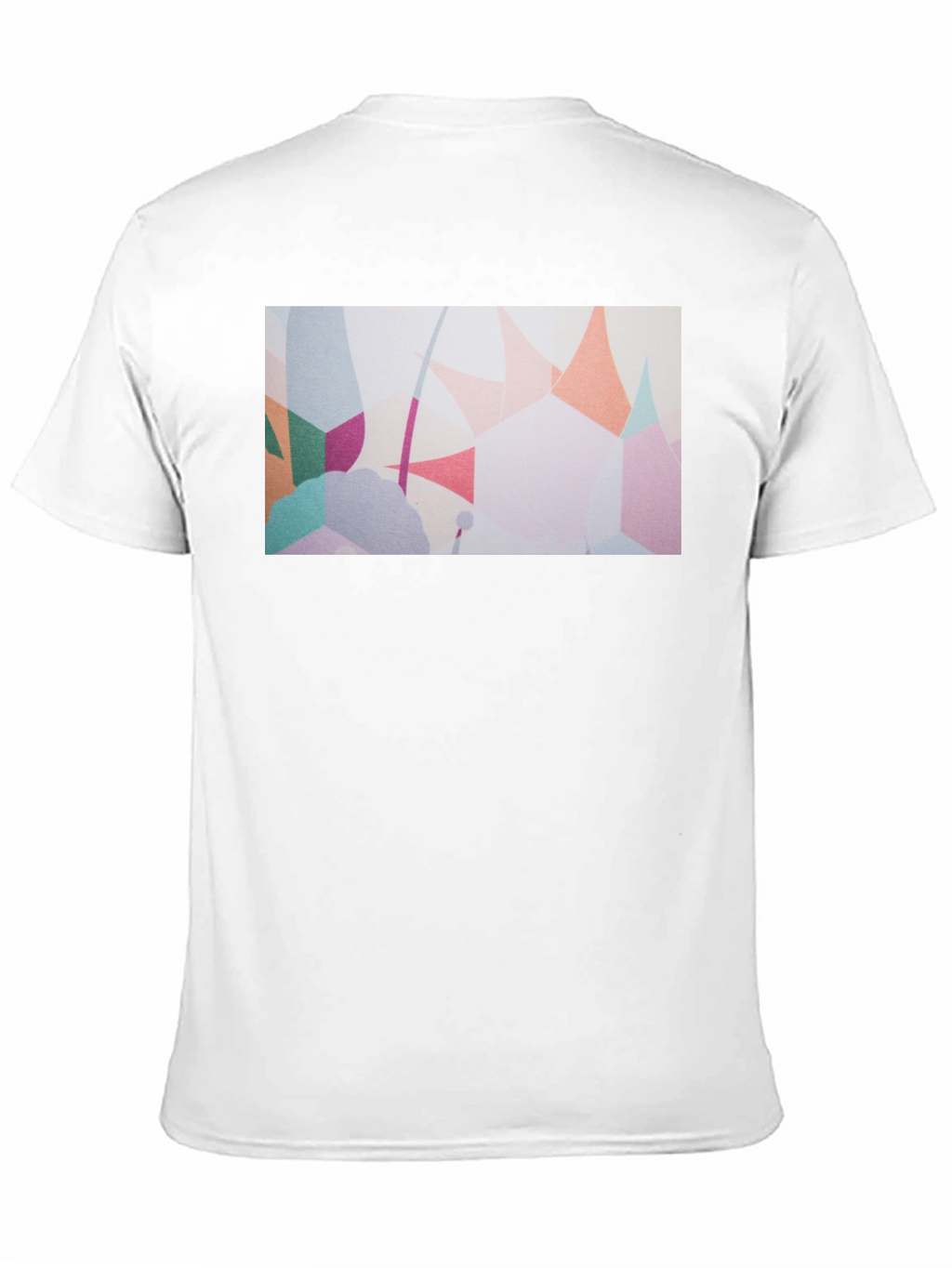 Abstract Art Print Black T-Shirt