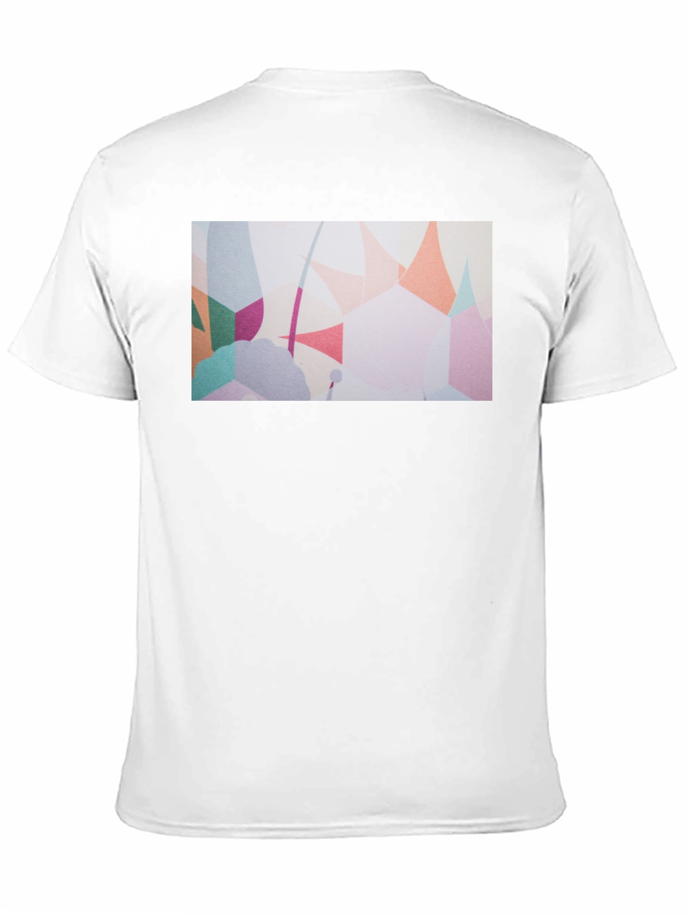 Abstract Art Print Black T-Shirt