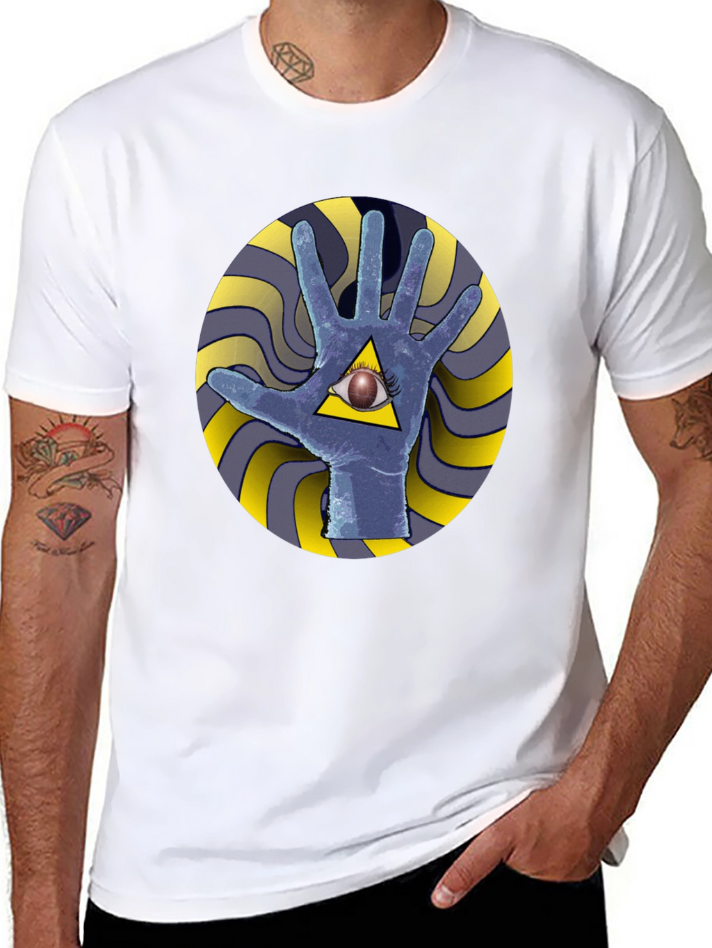 Mystic Eye Hand T-Shirt - Graphic Tee