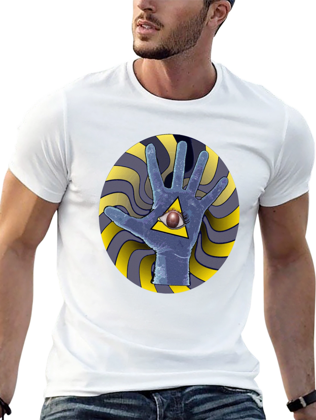 Mystic Eye Hand T-Shirt - Graphic Tee