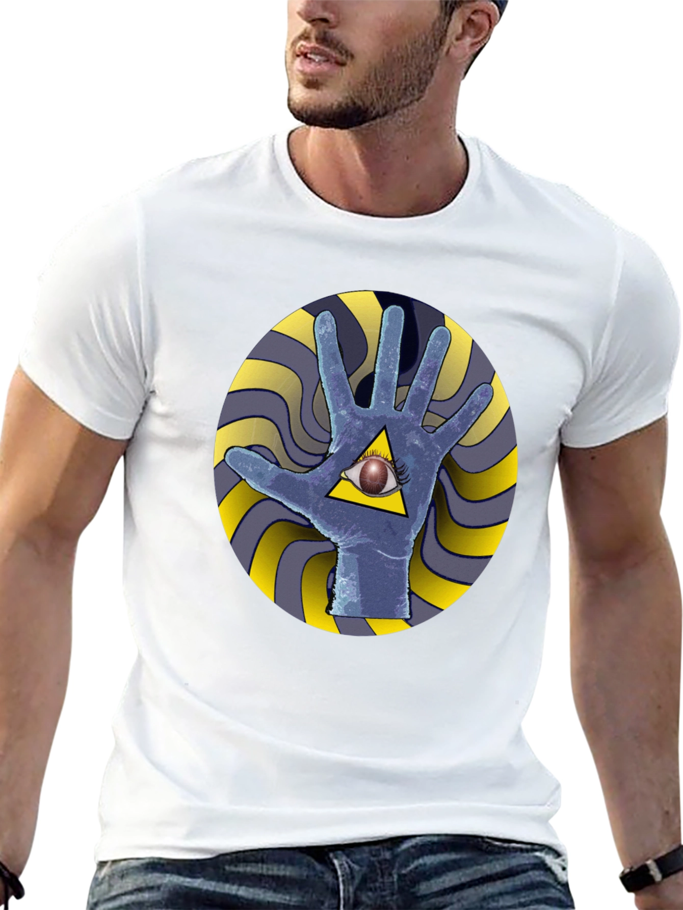Mystic Eye Hand T-Shirt - Graphic Tee