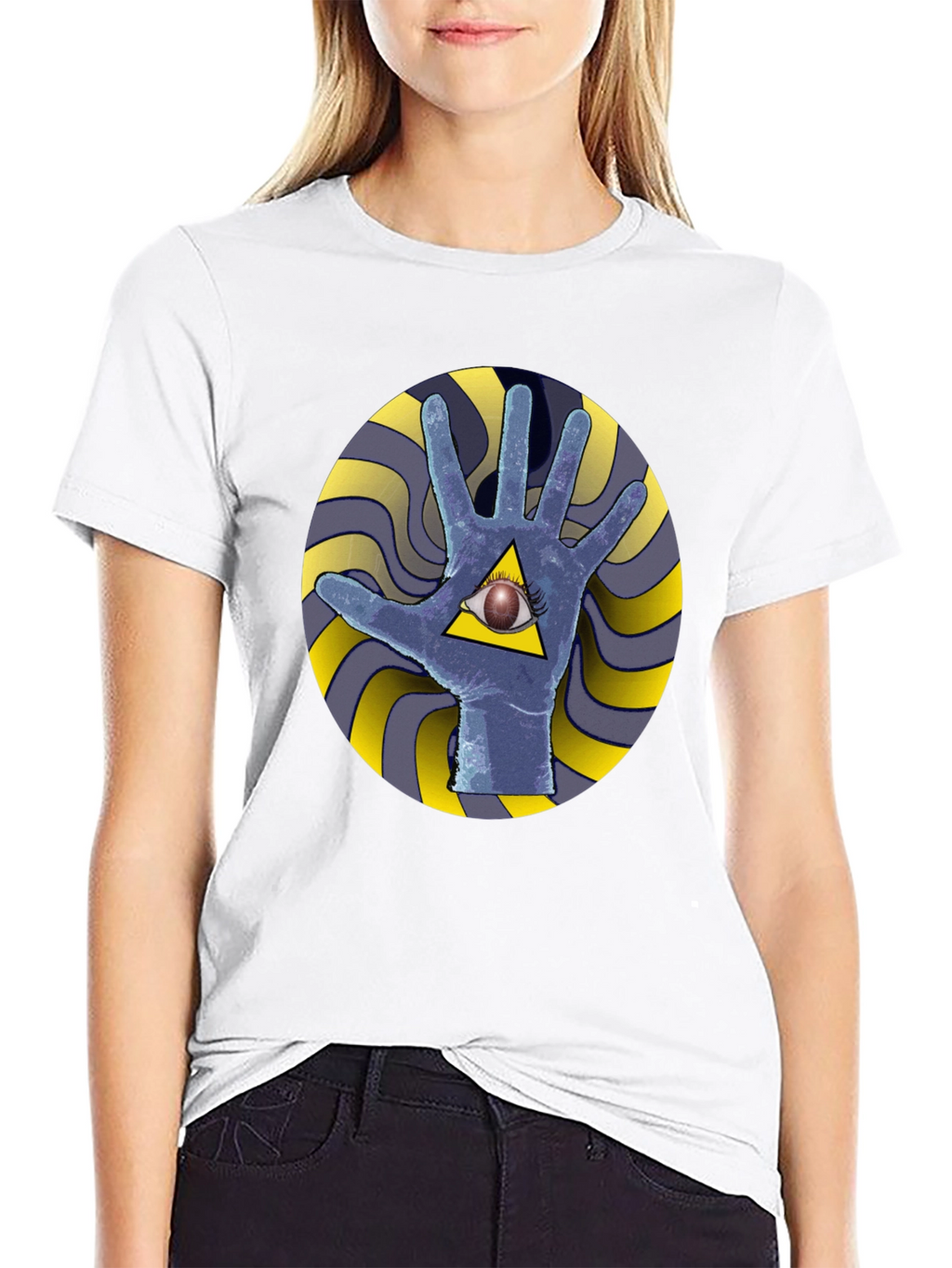 Mystic Eye Hand T-Shirt - Graphic Tee