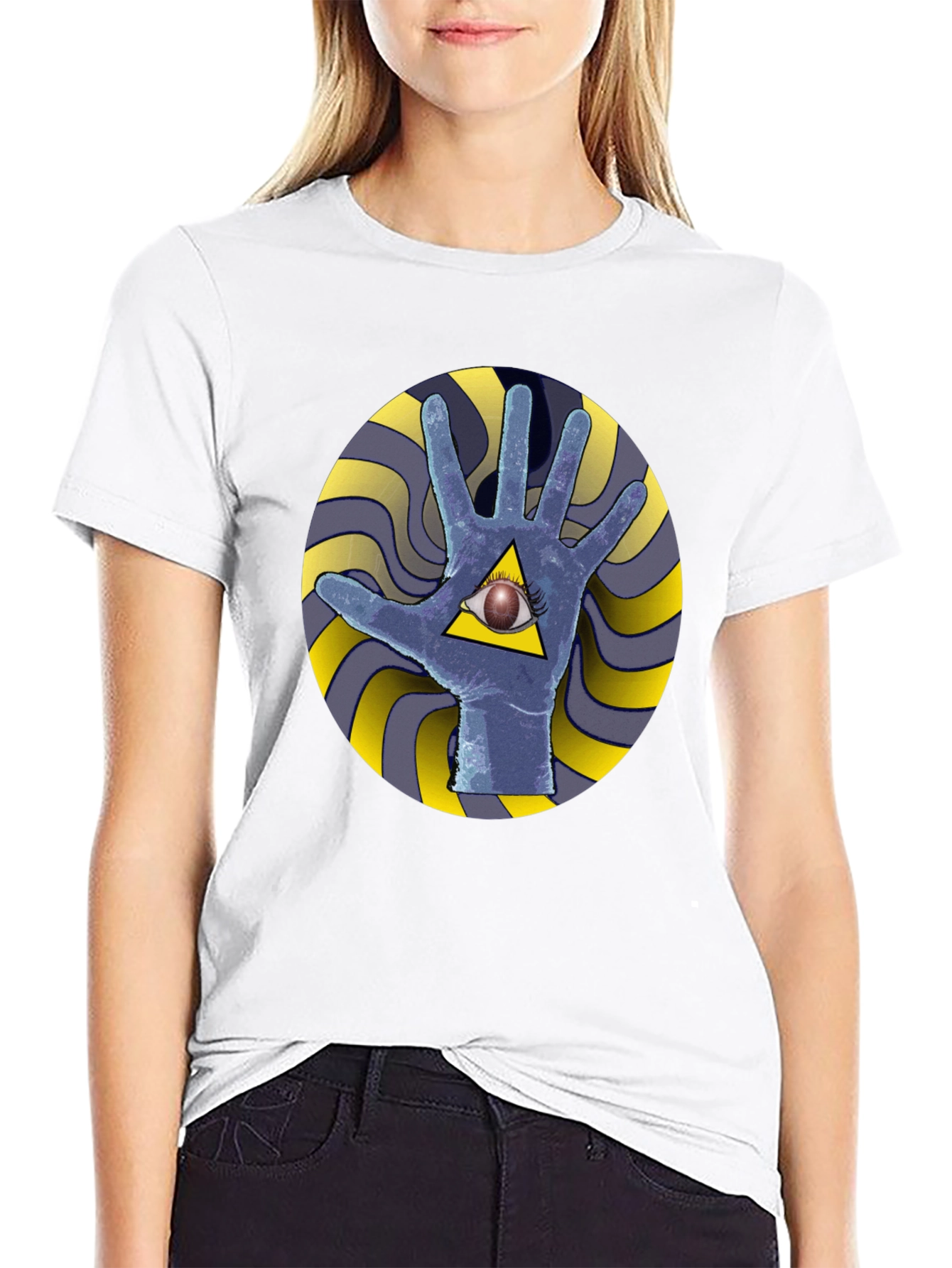 Mystic Eye Hand T-Shirt - Graphic Tee