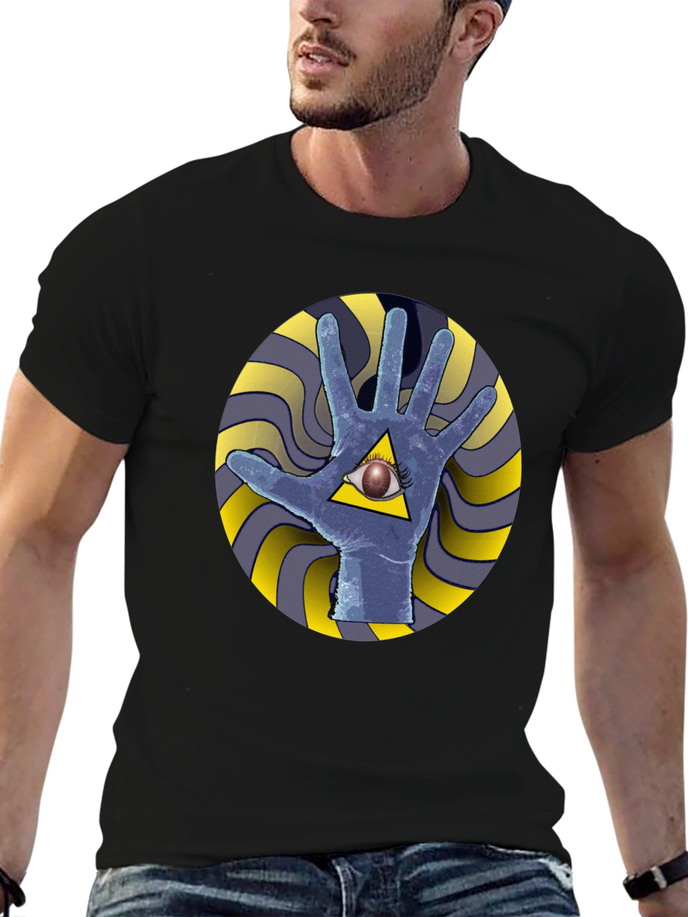 Mystic Eye Hand T-Shirt - Graphic Tee