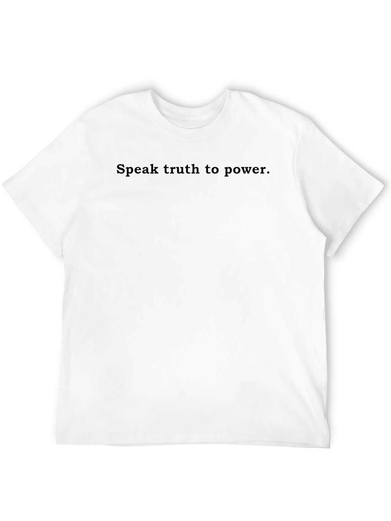 Speak Truth to Power Black T-Shirt