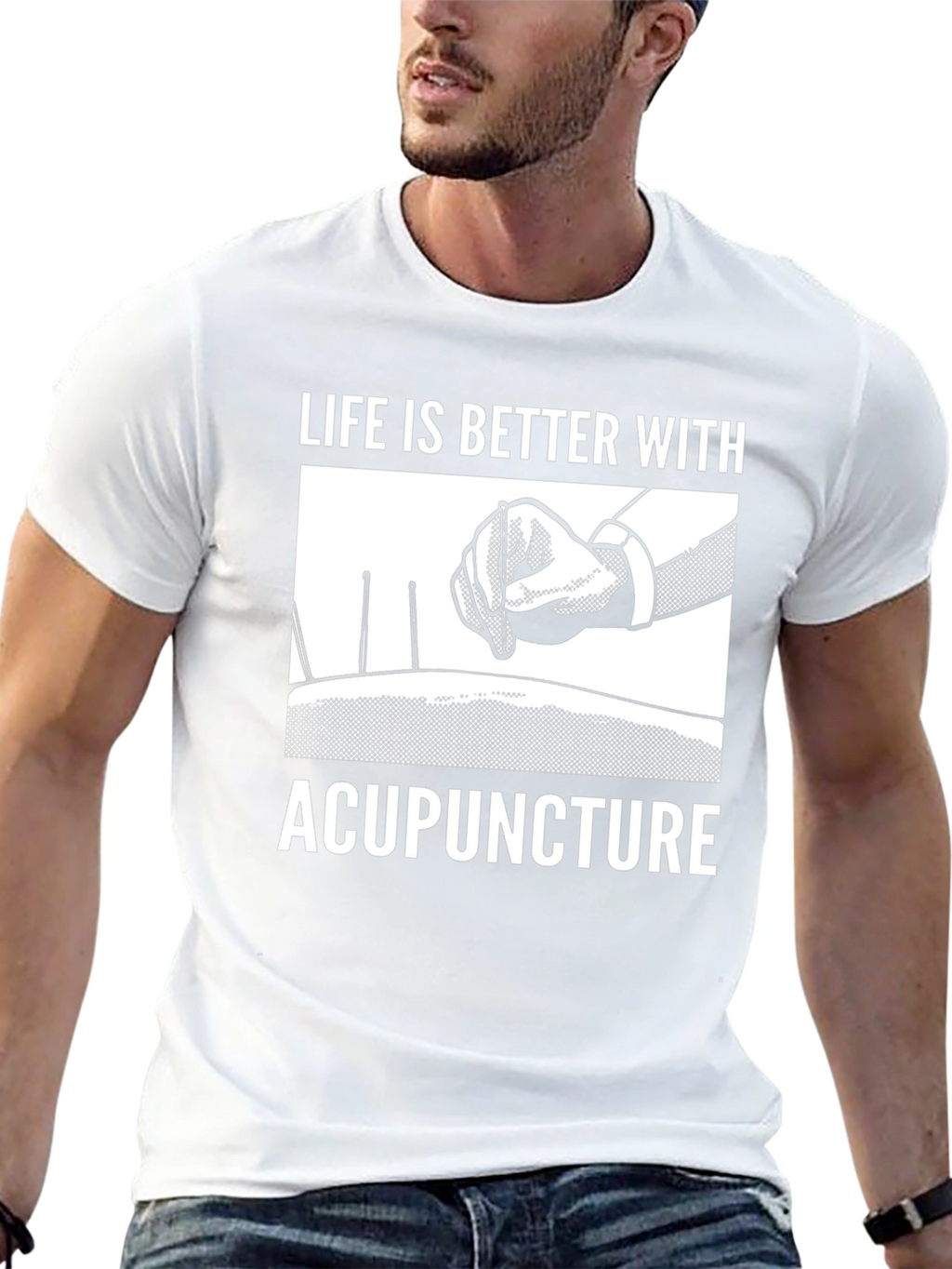 Acupuncture T-Shirt - Life Is Better