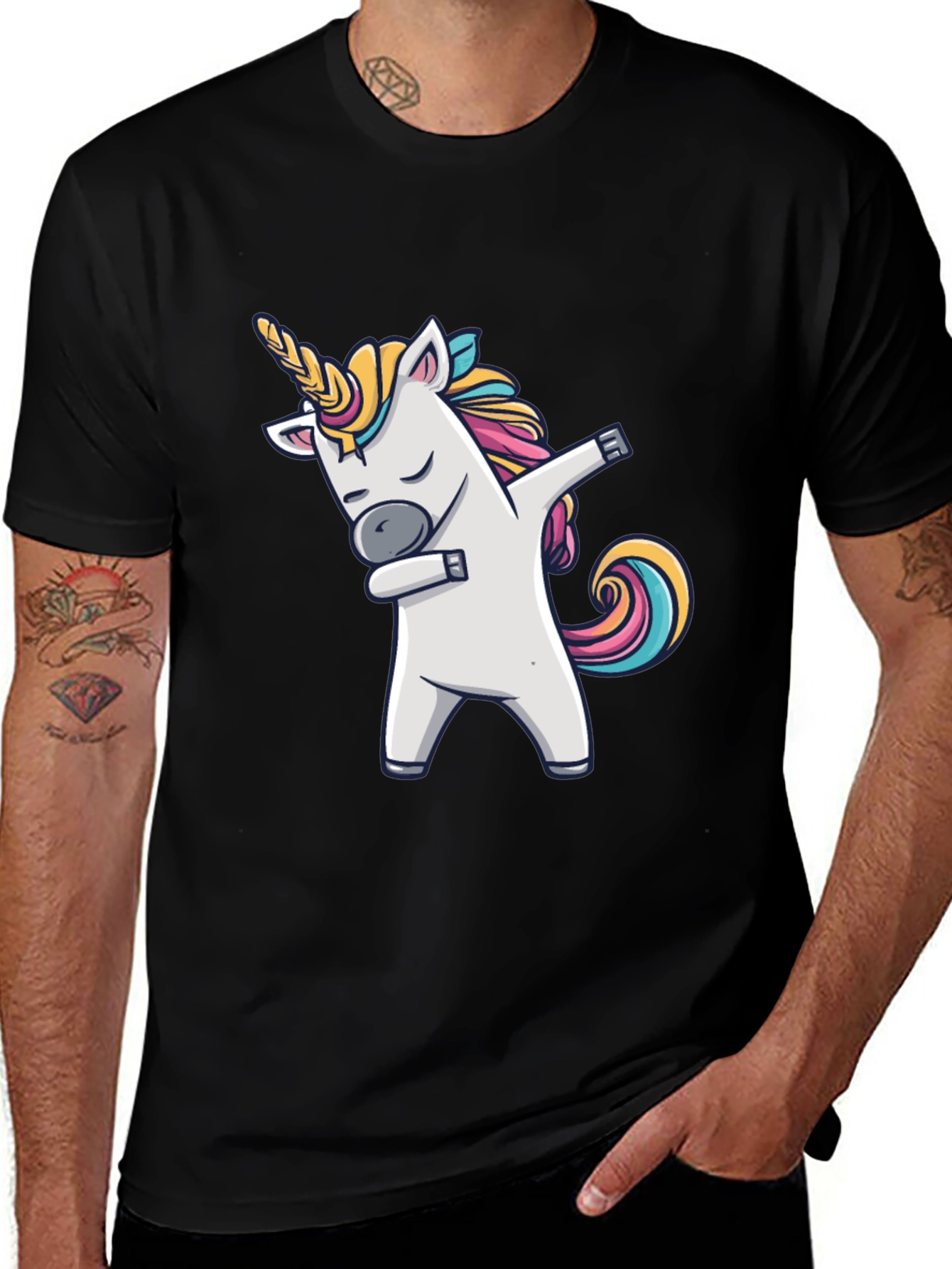 Dabbing Unicorn T-Shirt - Fun & Unique Design