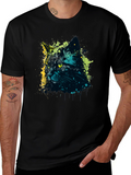 Cool Cat Graphic Tee - Mens Black T-Shirt