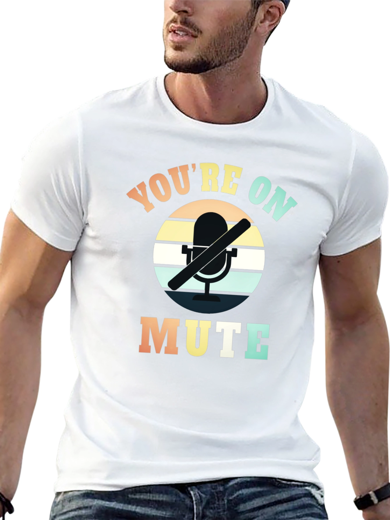 Youre on Mute Graphic T-Shirt - Retro Style