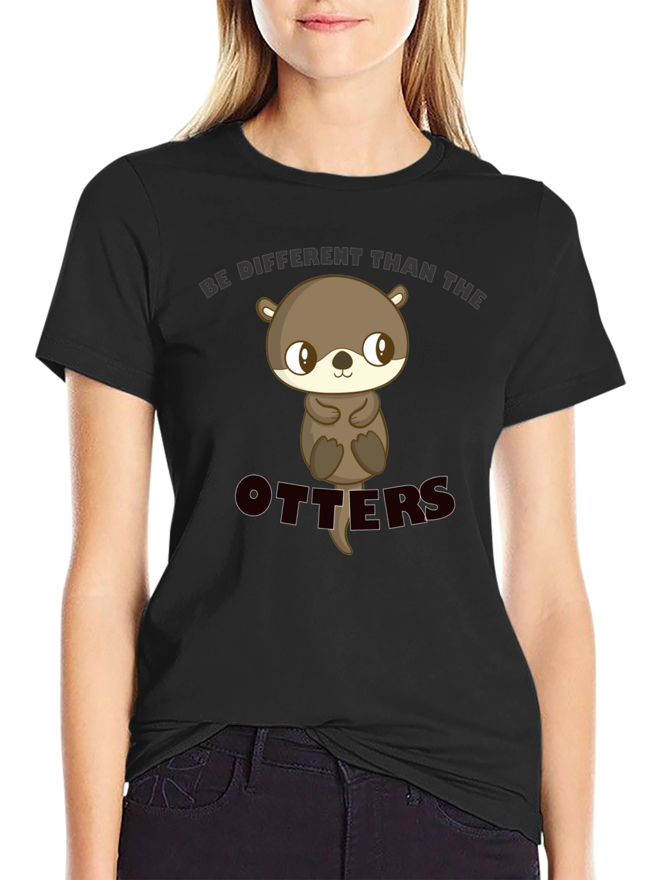 Be Different Otter Graphic T-Shirt