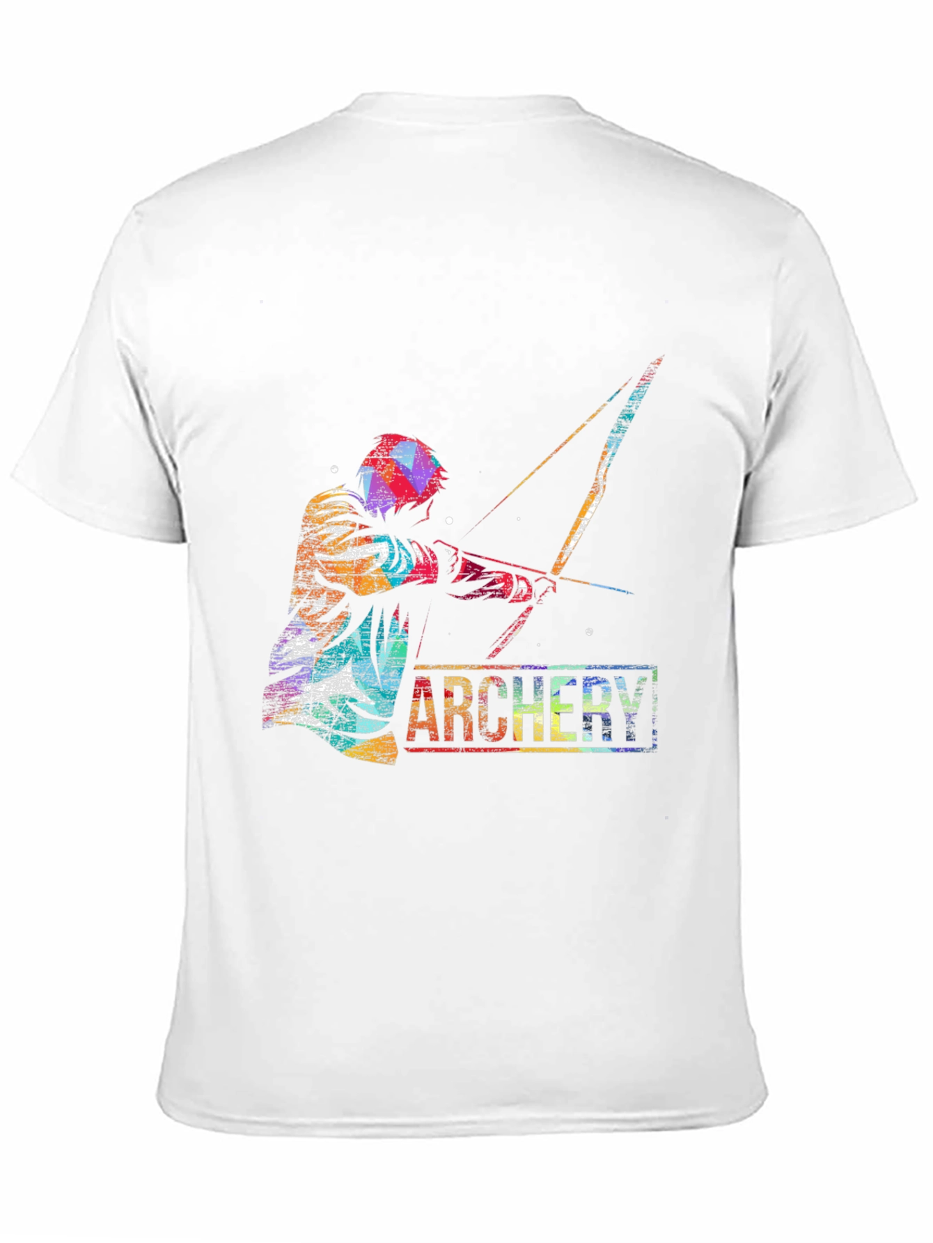 Archery Graphic Print T-Shirt - Sporty Casual Tee